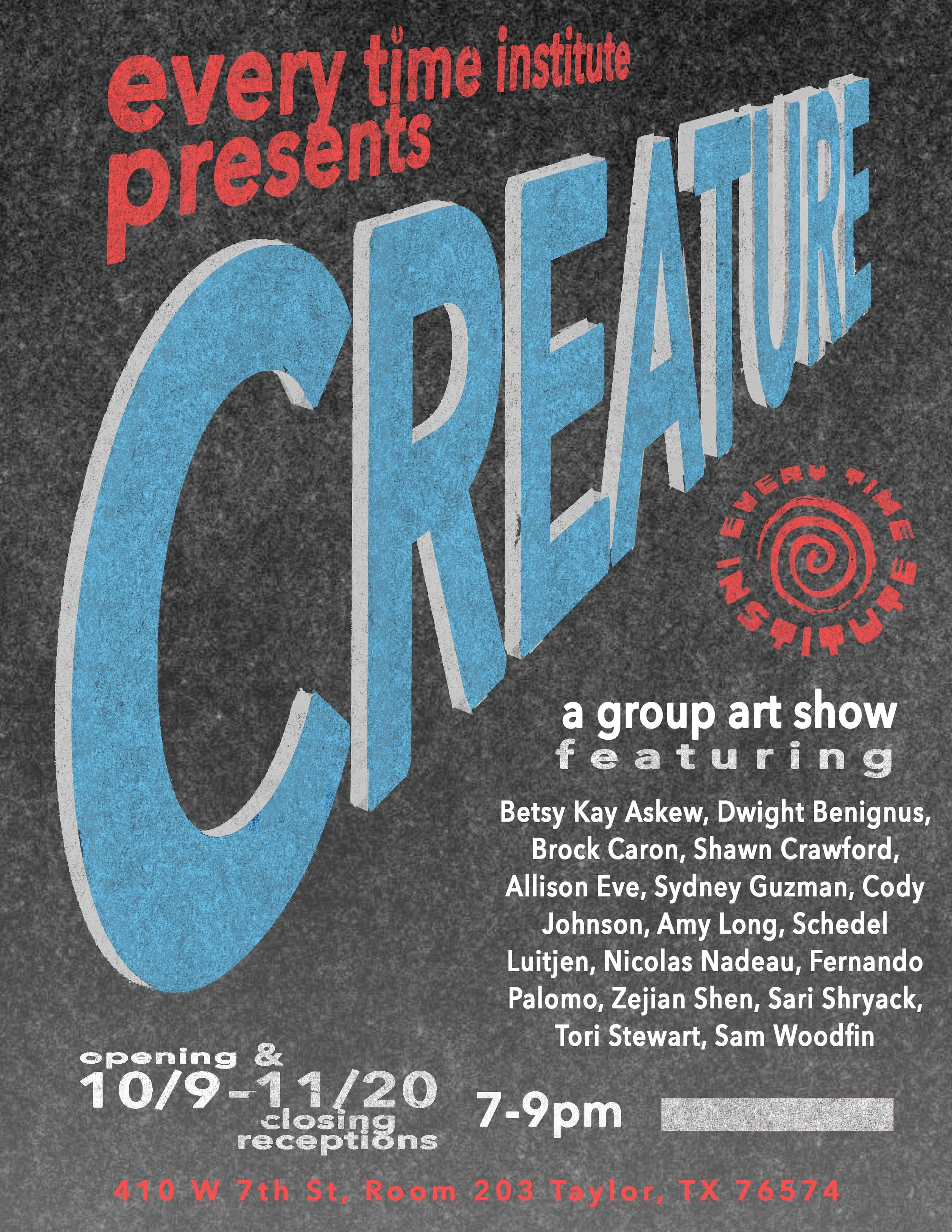'Creature' Group Show Opening