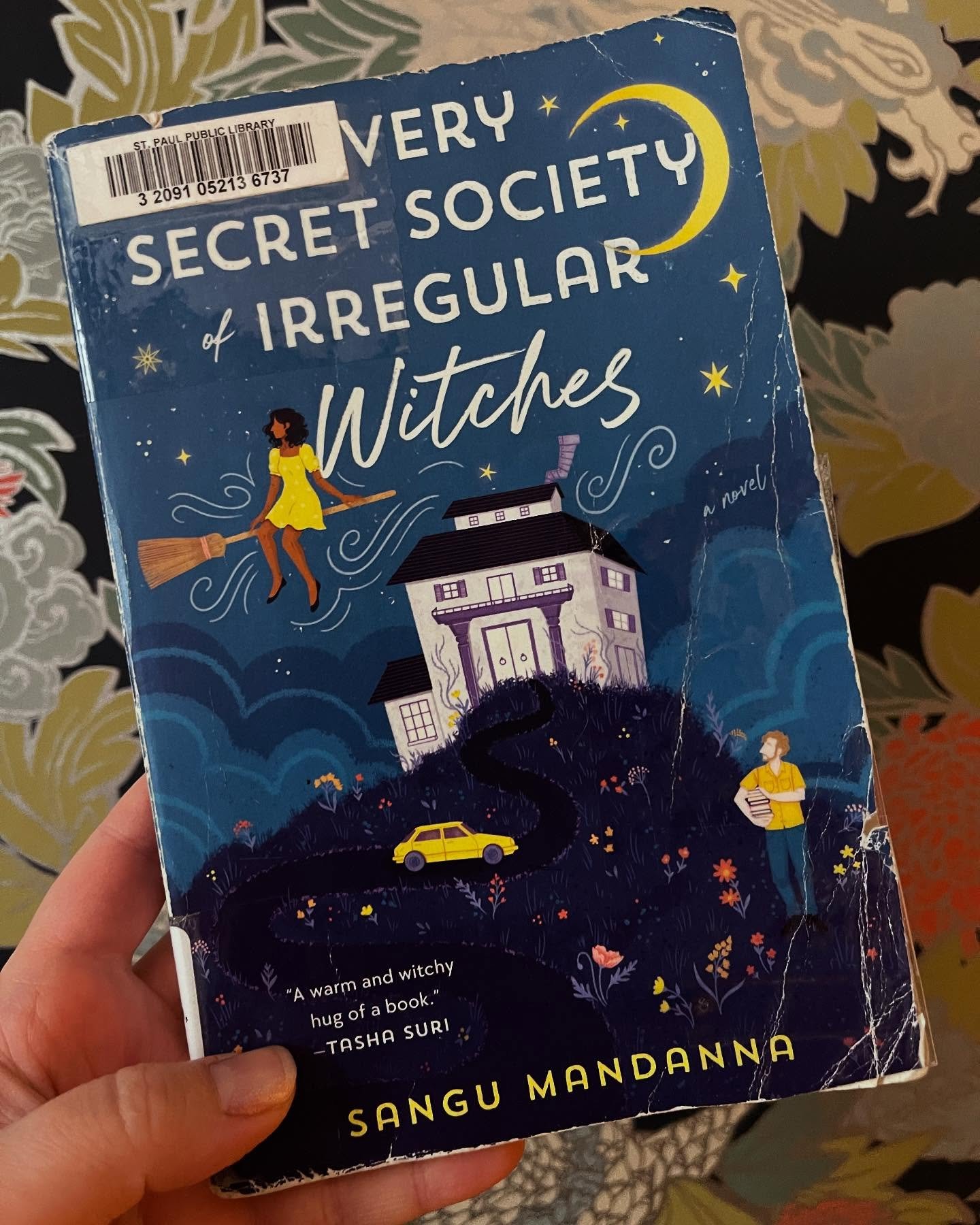 If you need a great, big magical hug, look no further than this gem by @sangumandanna ! I am delighted every time I open this up. 🧹🪄

Also, shoutout to @stpaulpubliclibrary for keeping me sane this past year. 🫶📚 

💕Look how well-loved this book 