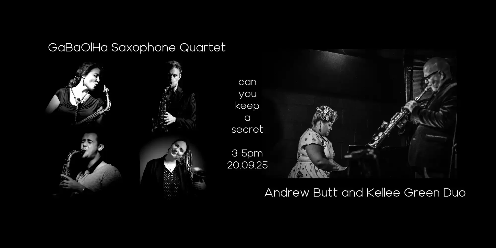 GaBaOlHa Saxophone Quartet and Andrew Butt/Kellee Green Duo