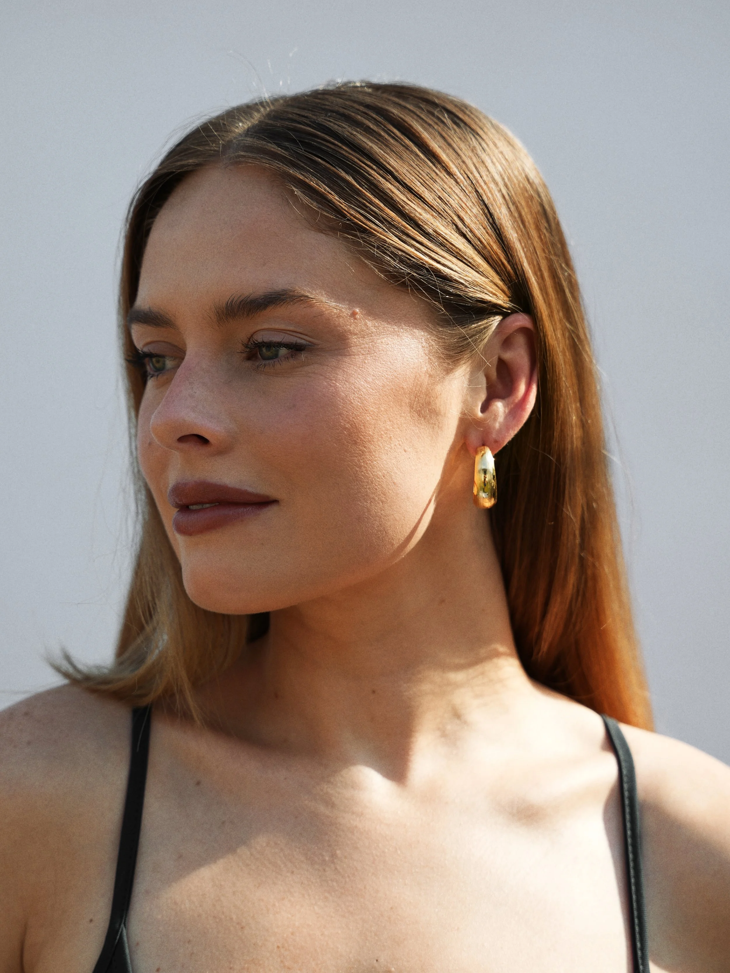 Classic Textured Hoop Earrings 2.JPG