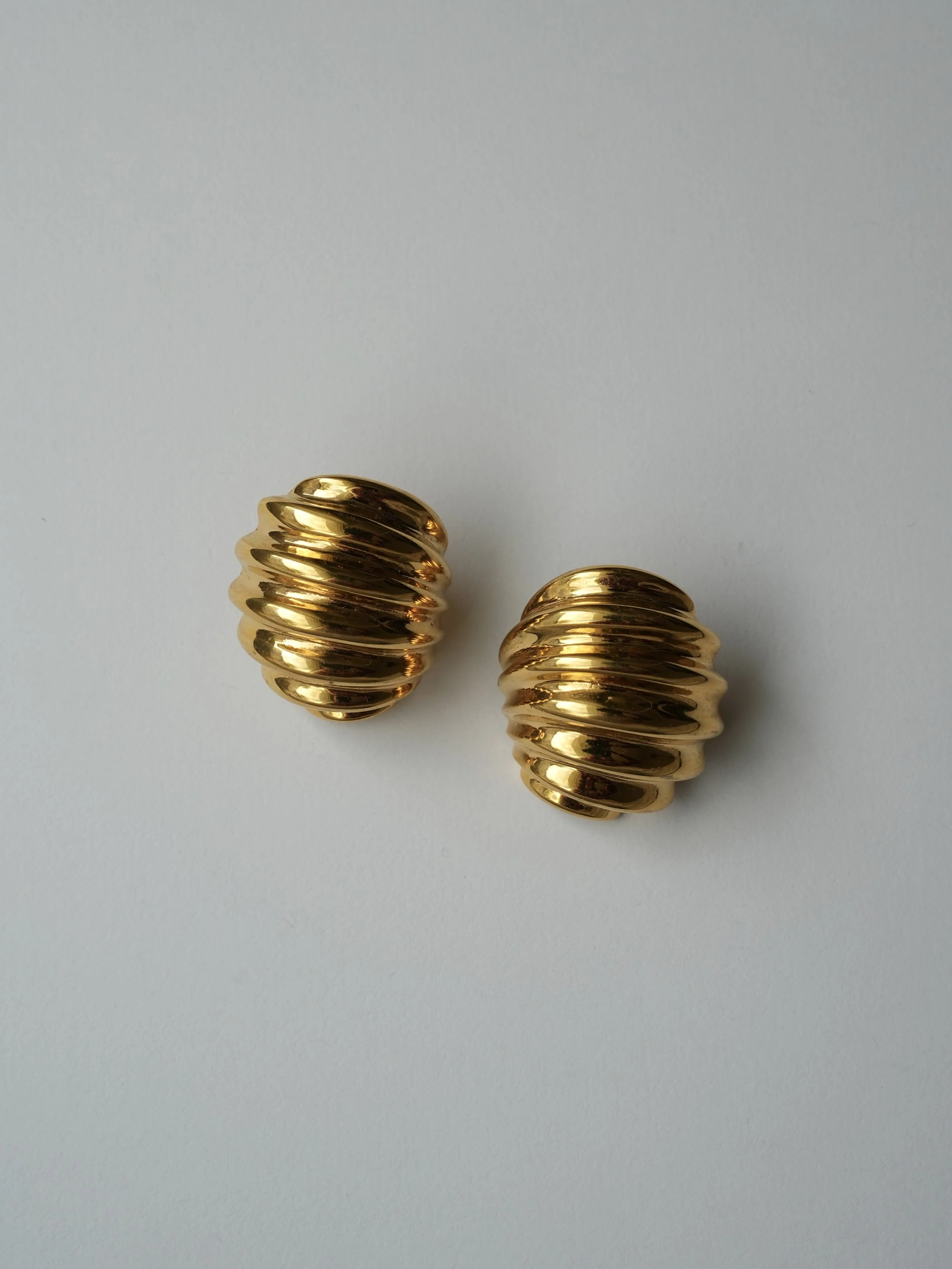 Chunky Ribbed Dome Earrings.jpg
