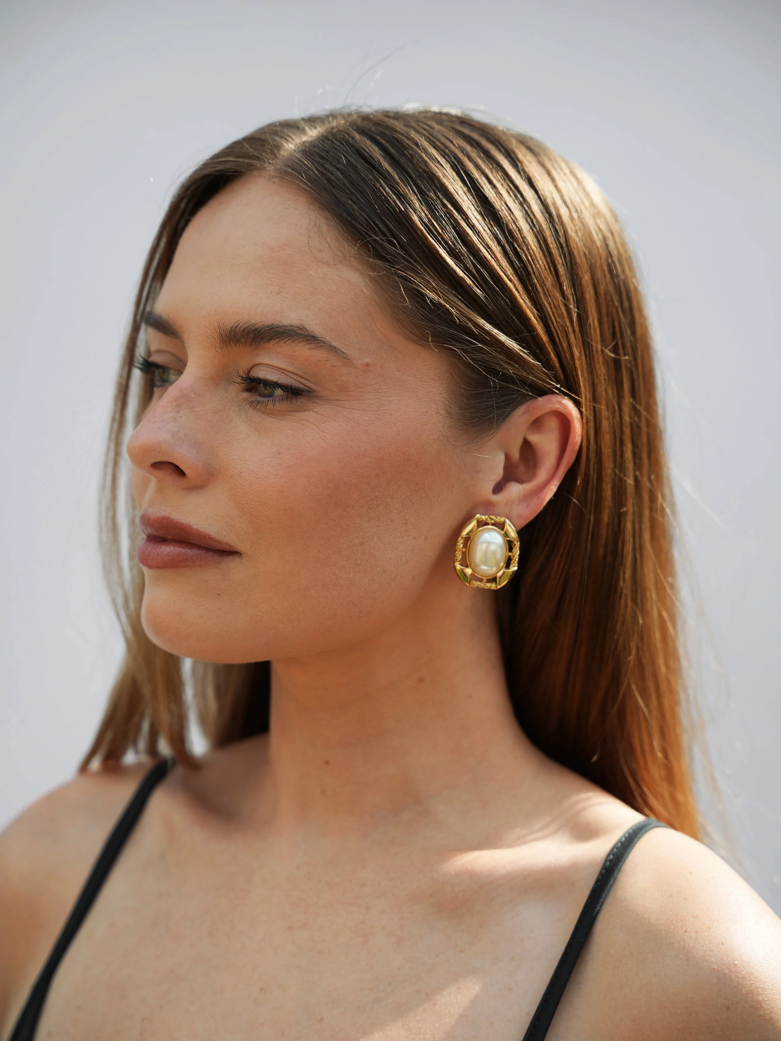 Pearl Frame Stud Earrings.JPG