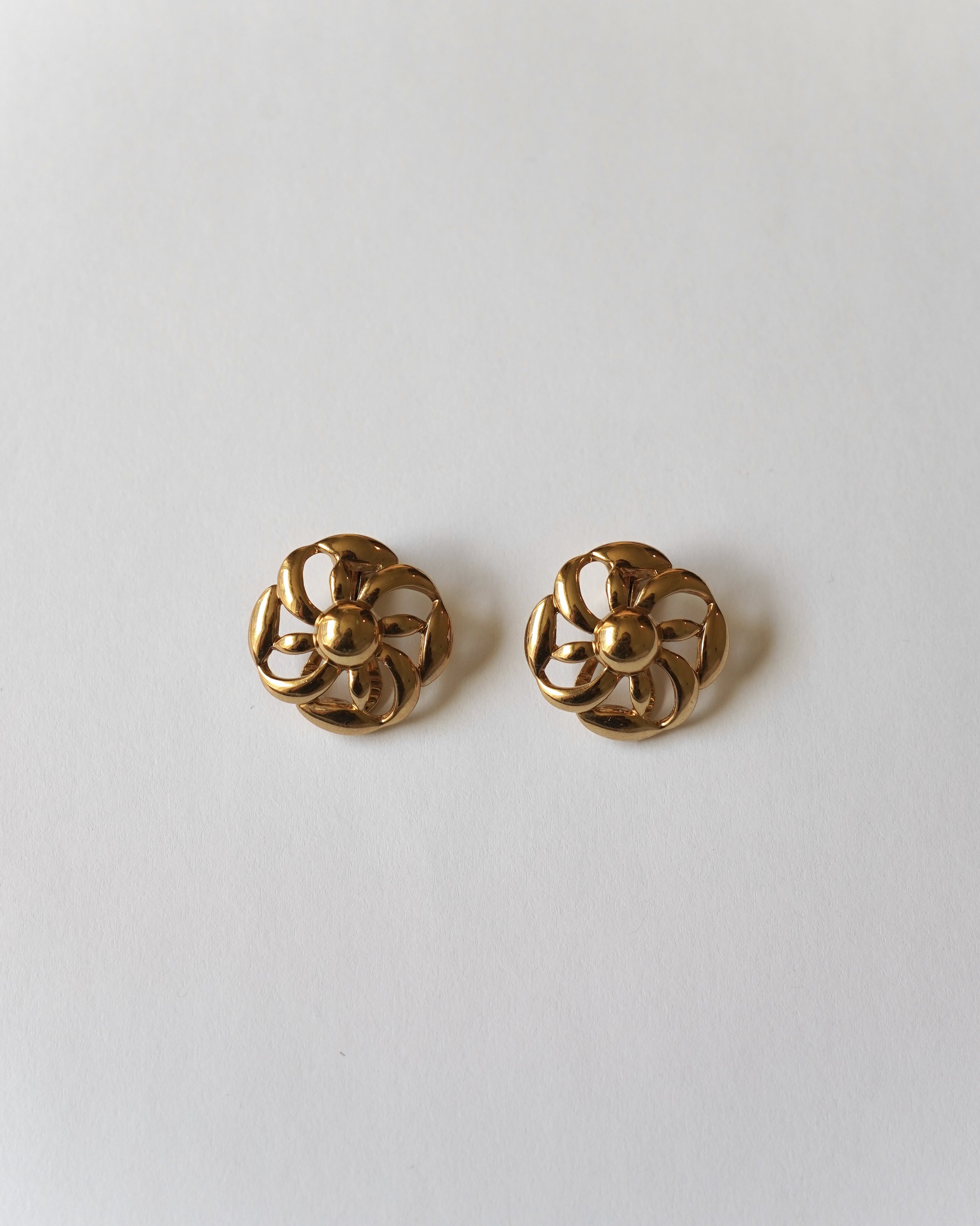 Floral Circle Earrings