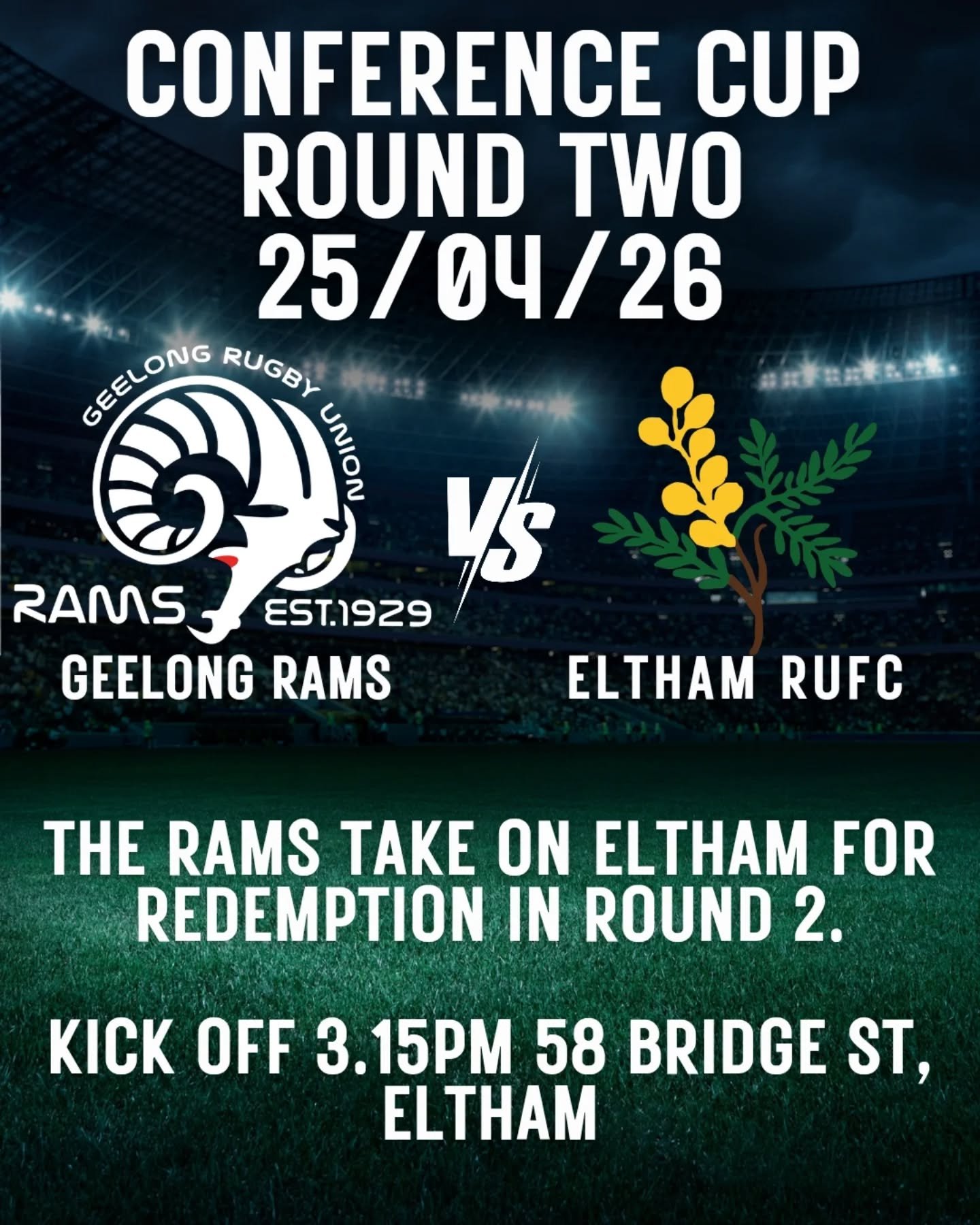 Round two, Rams are on the road. The Rams Are Rising