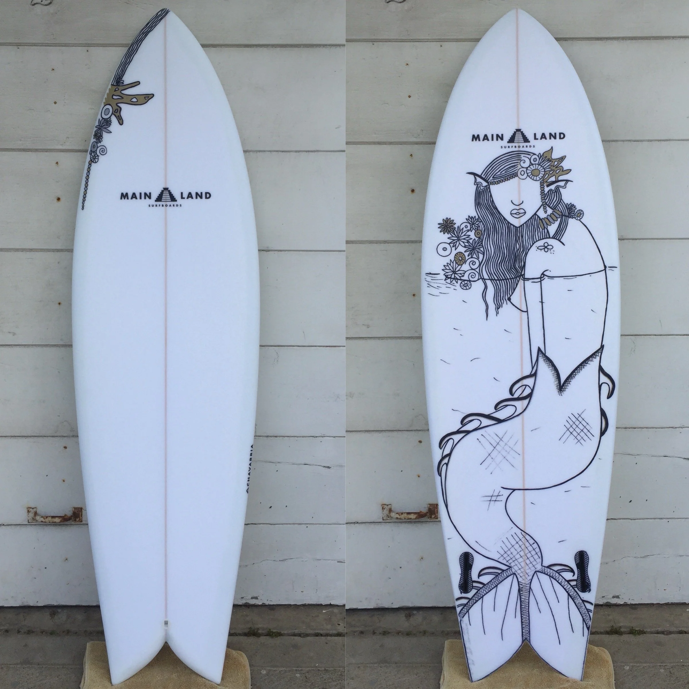 sirena tabla de surf personalizado