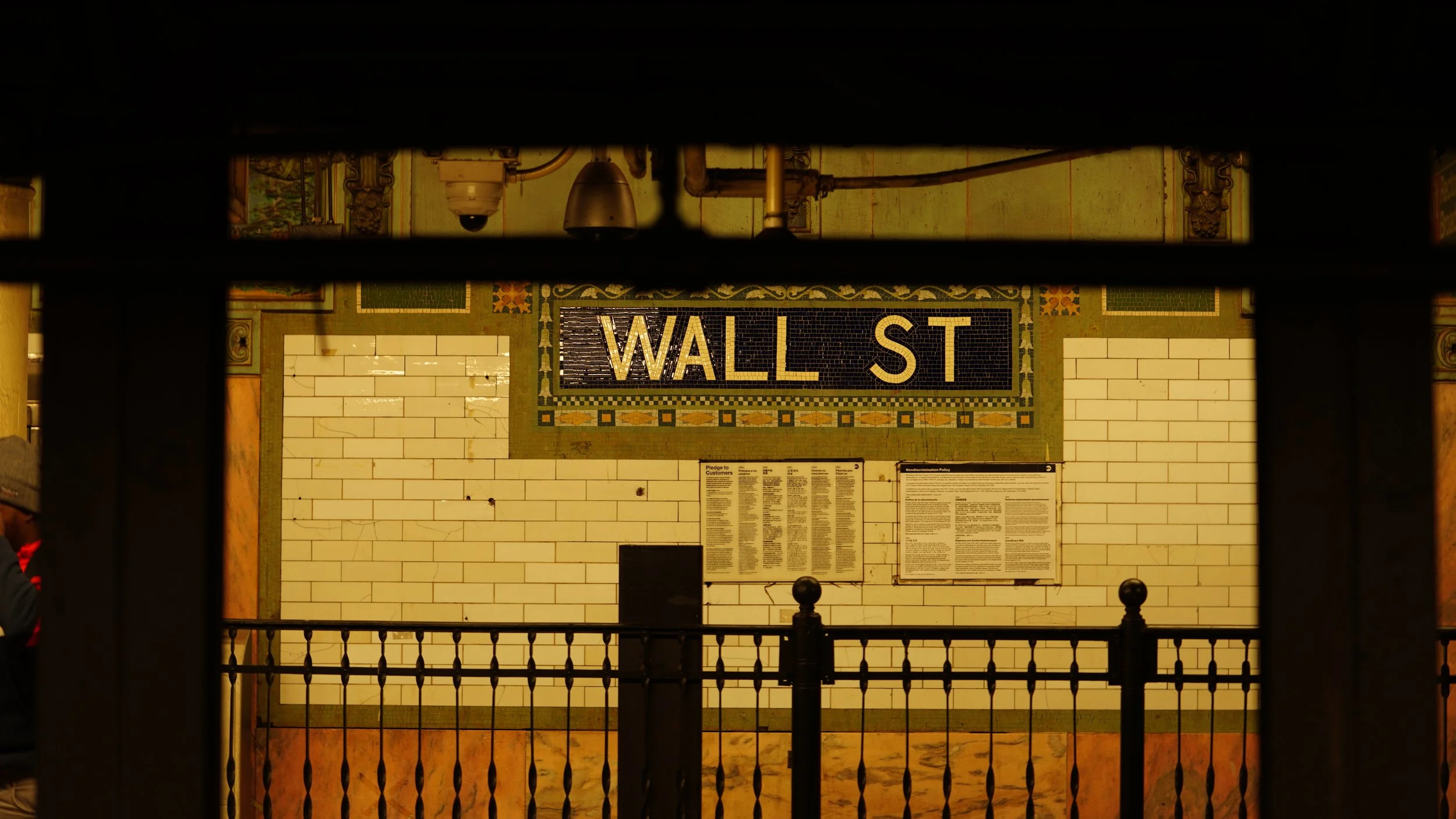  Wall St Subway Station, Manhattan 