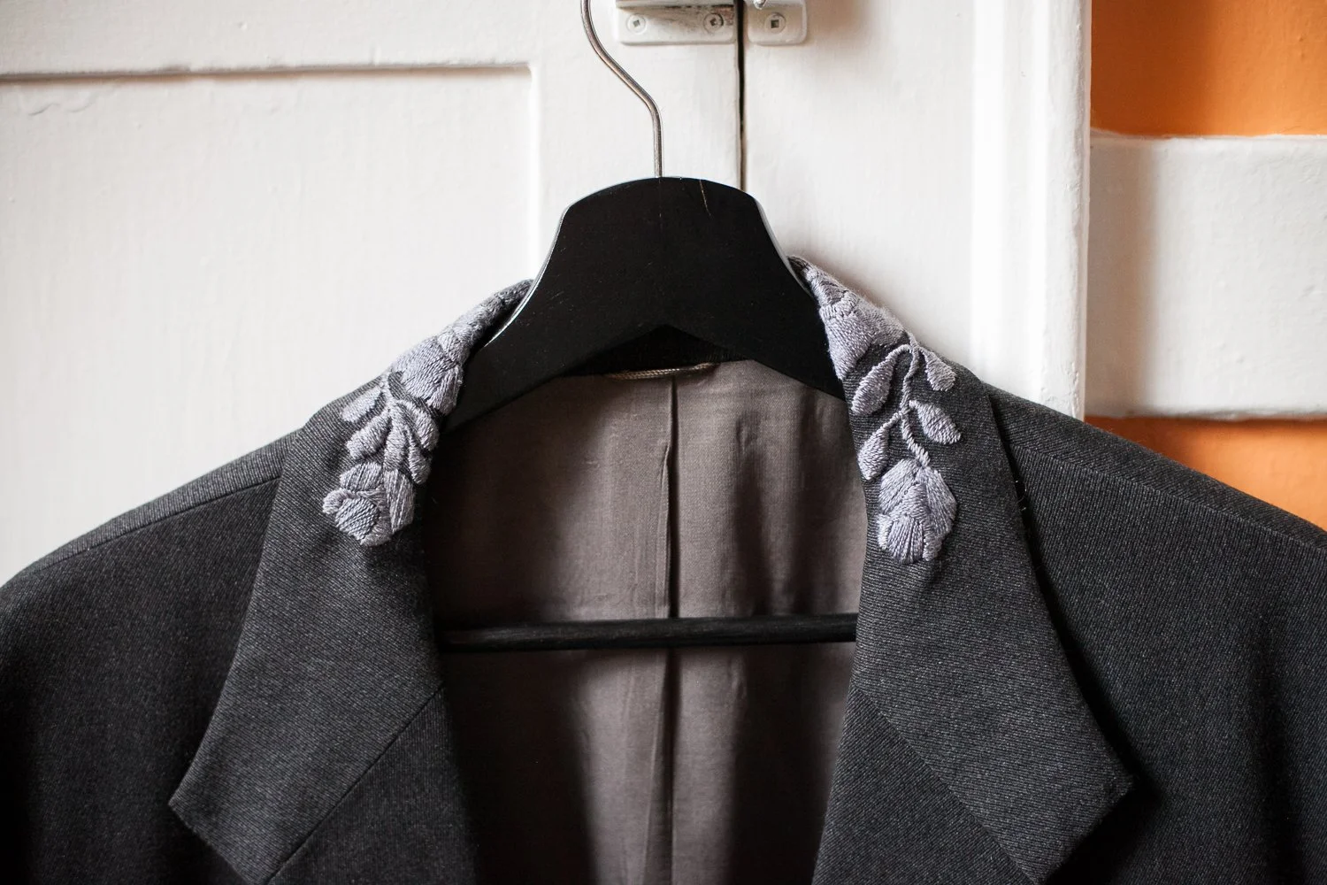 embroidery to cover moth holes