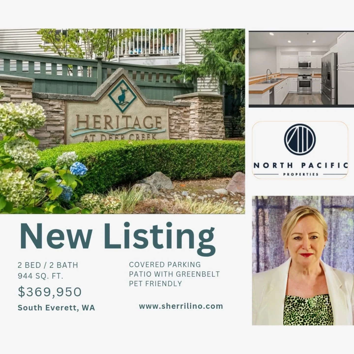 Just Listed!! ~ $369,950
South Everett, WA

And a little extra detail 👇🏼
●Low HOA fees

Call me for more information (425) 308-9837