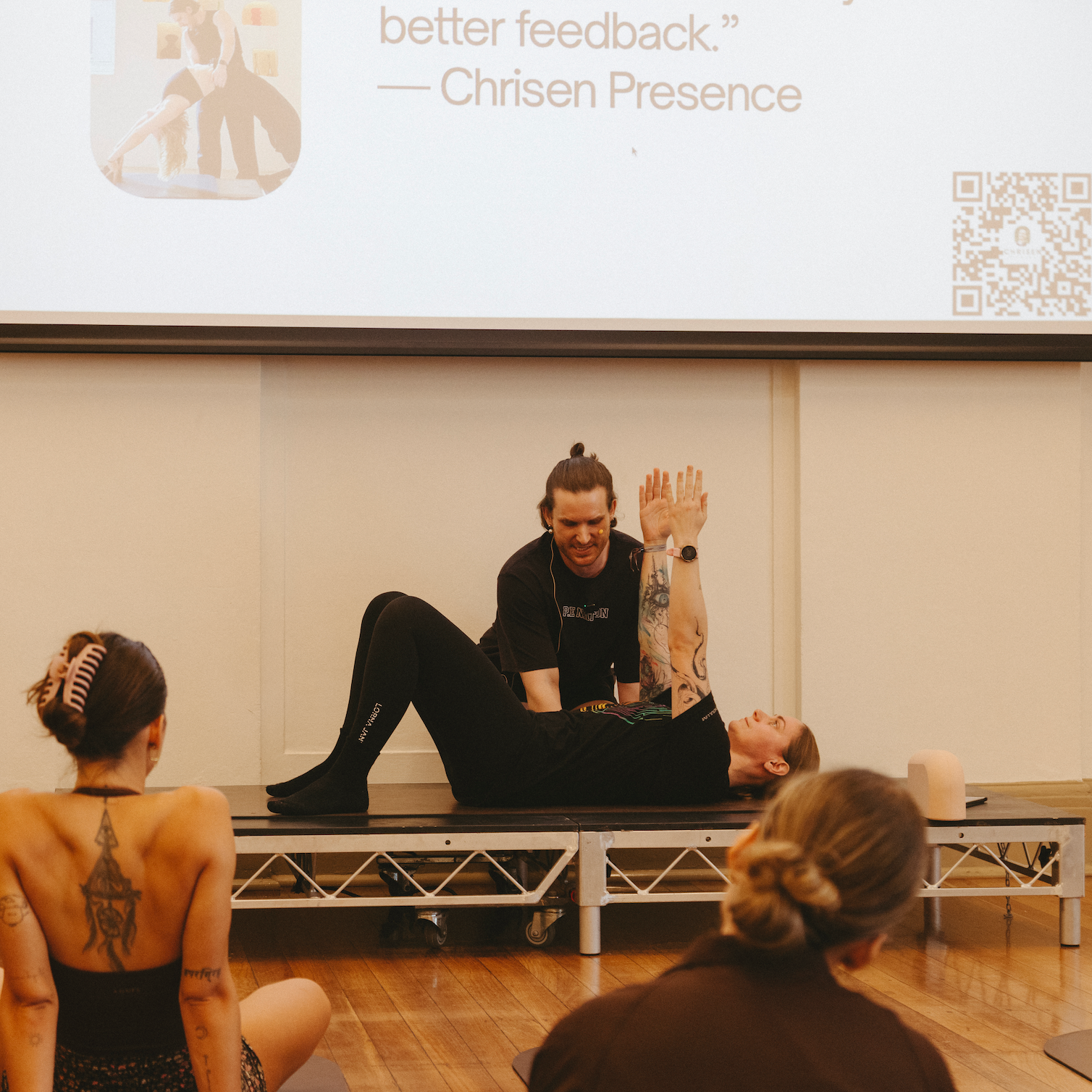 TACTILE CUEING FOR MAT PILATES