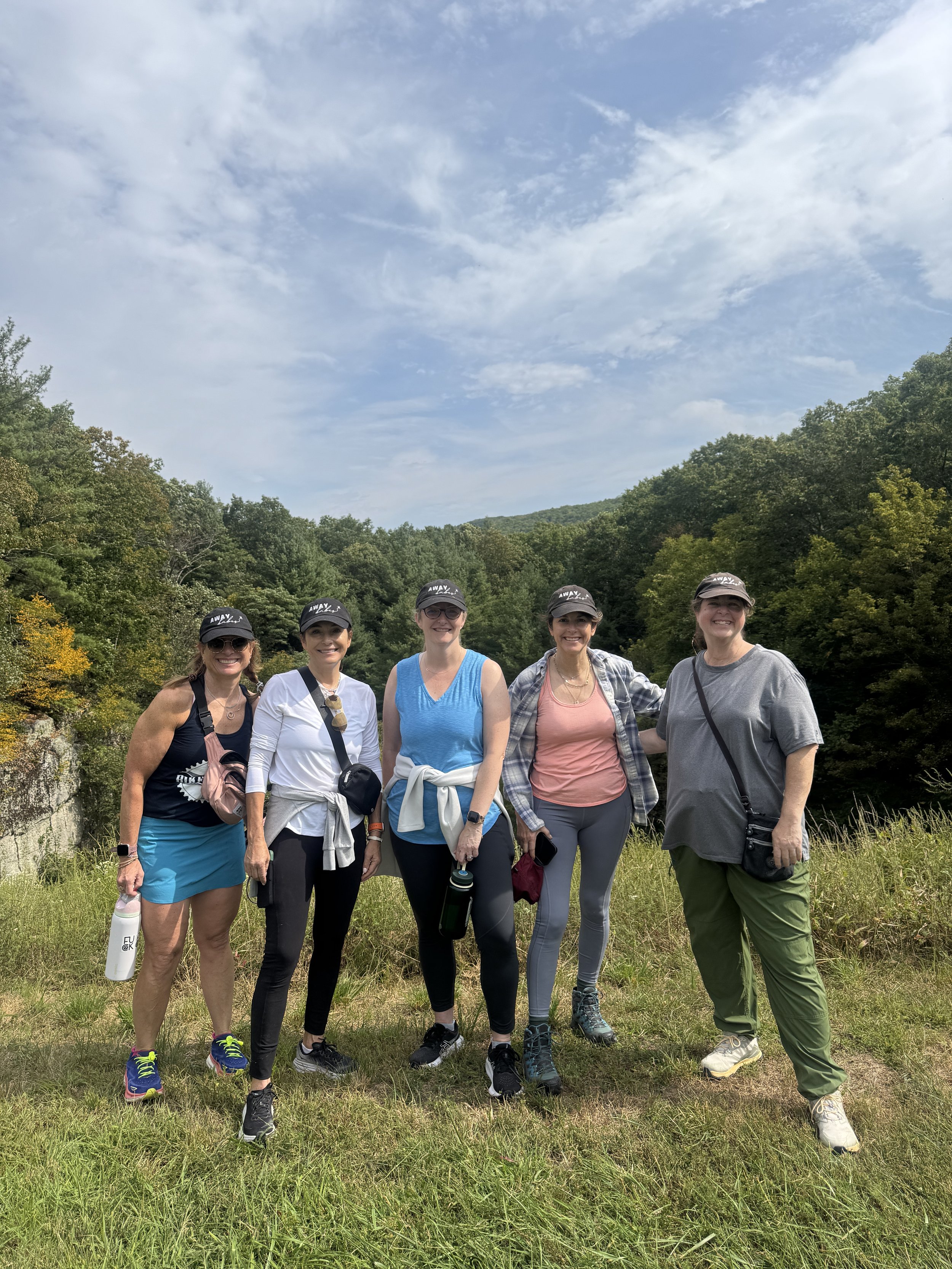 An easy hike to Rock Cliff lake is a must-do during your private Honeylight Glamping retreat in Lost River, WV.