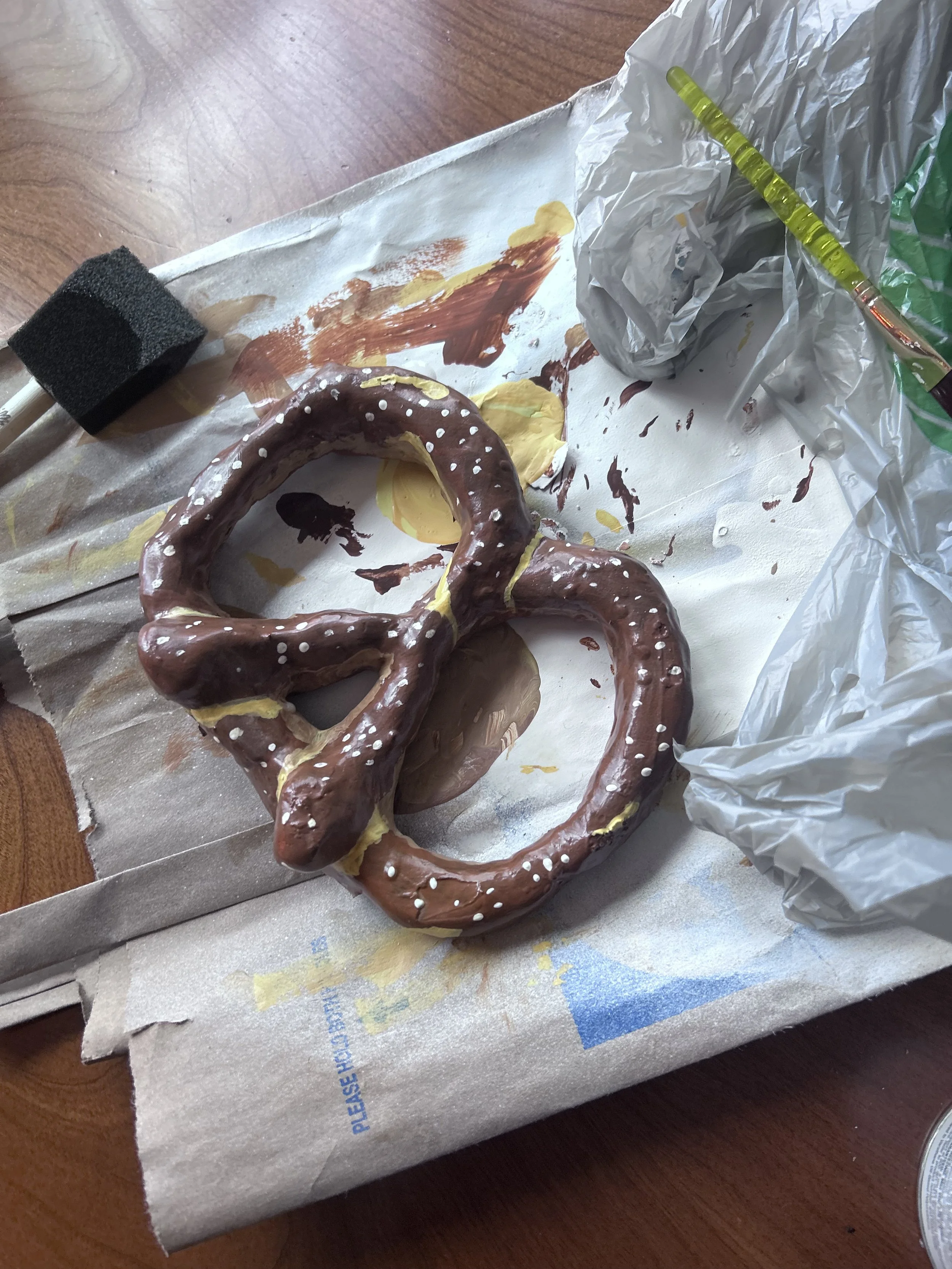 Prop Pretzel made for play