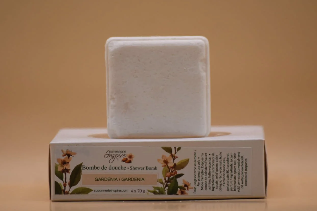Bombe de bain/douche Gardénia