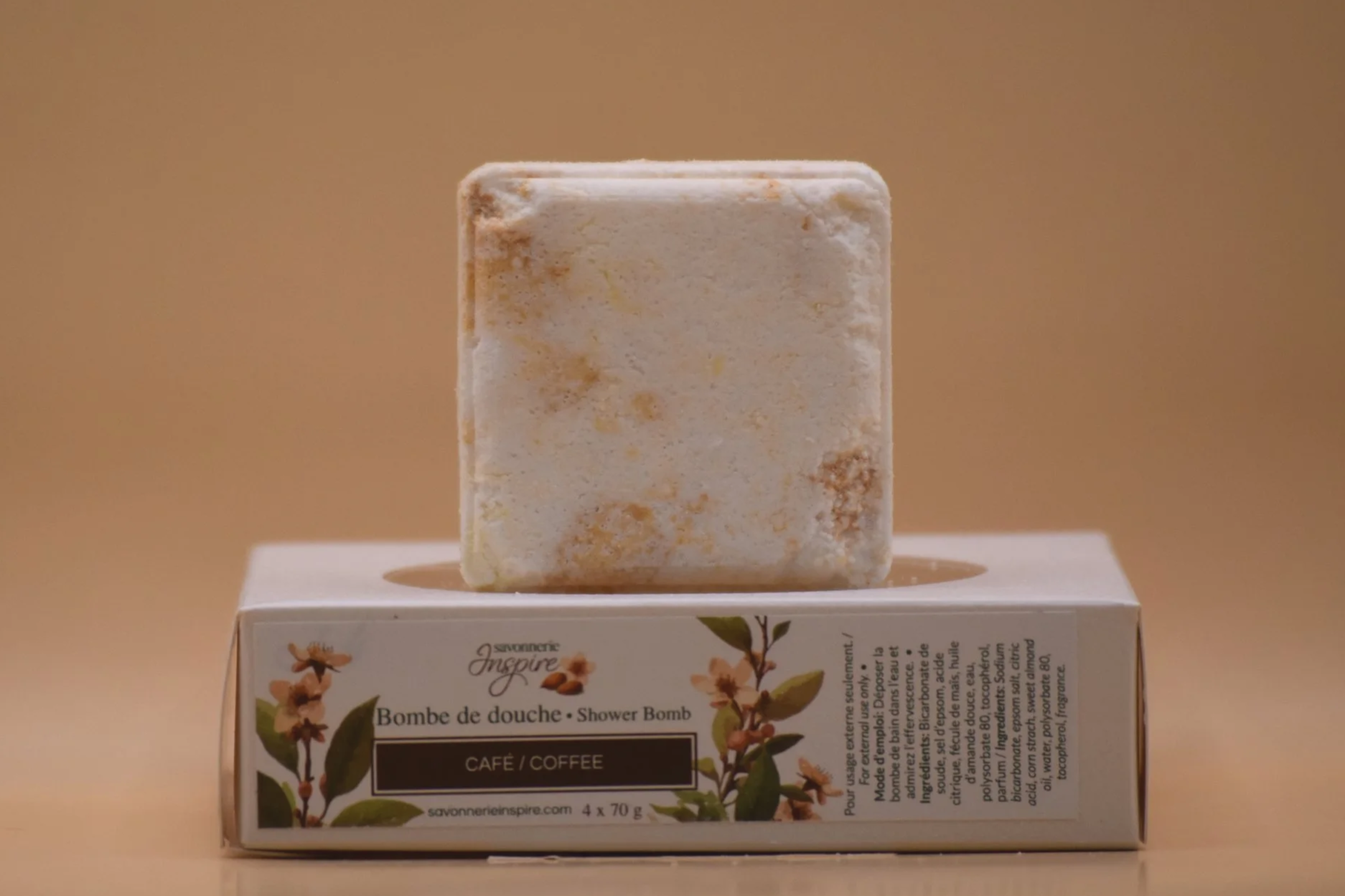 Bombe de bain/douche Café