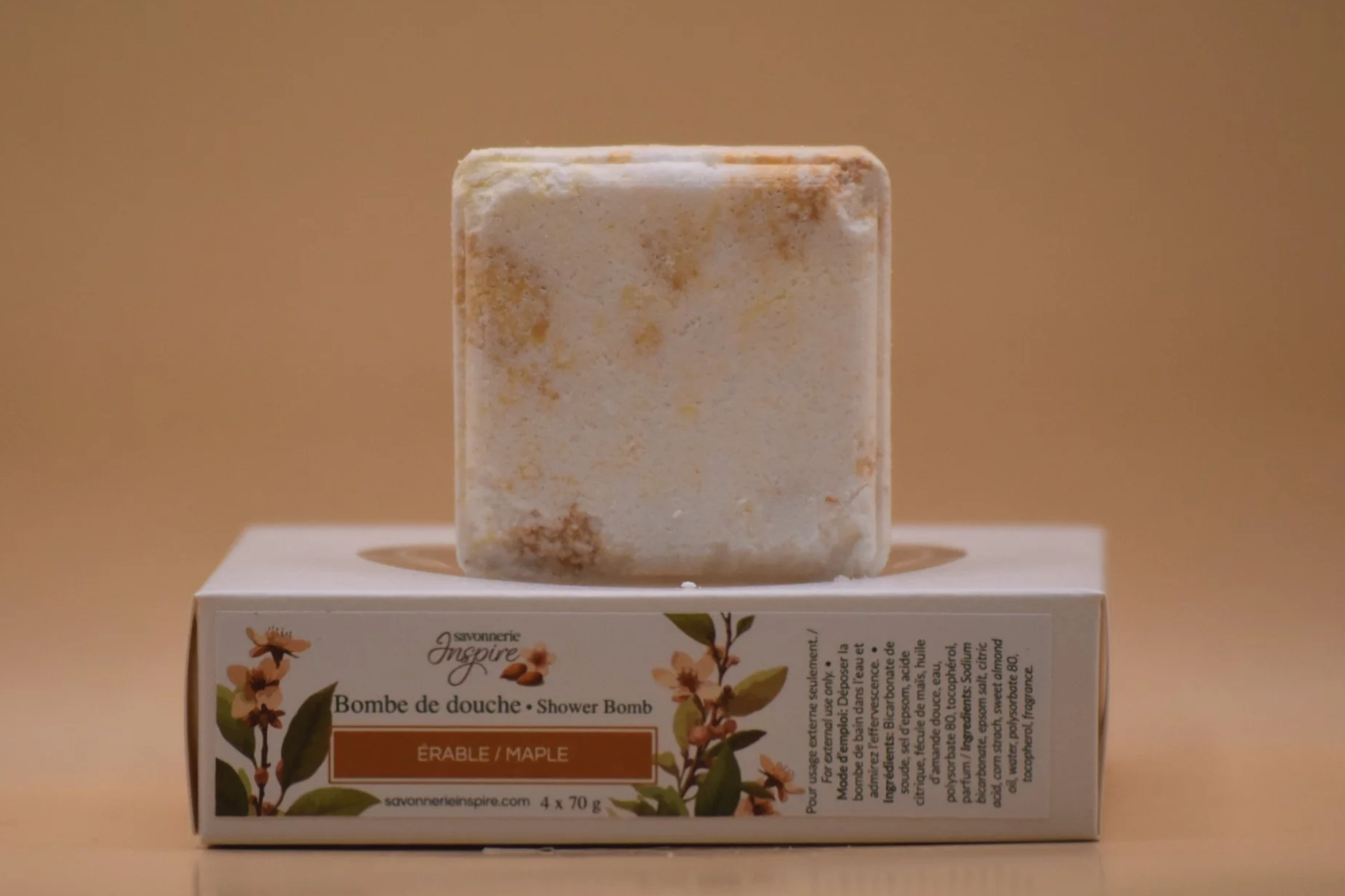 Bombe de bain/douche Érable