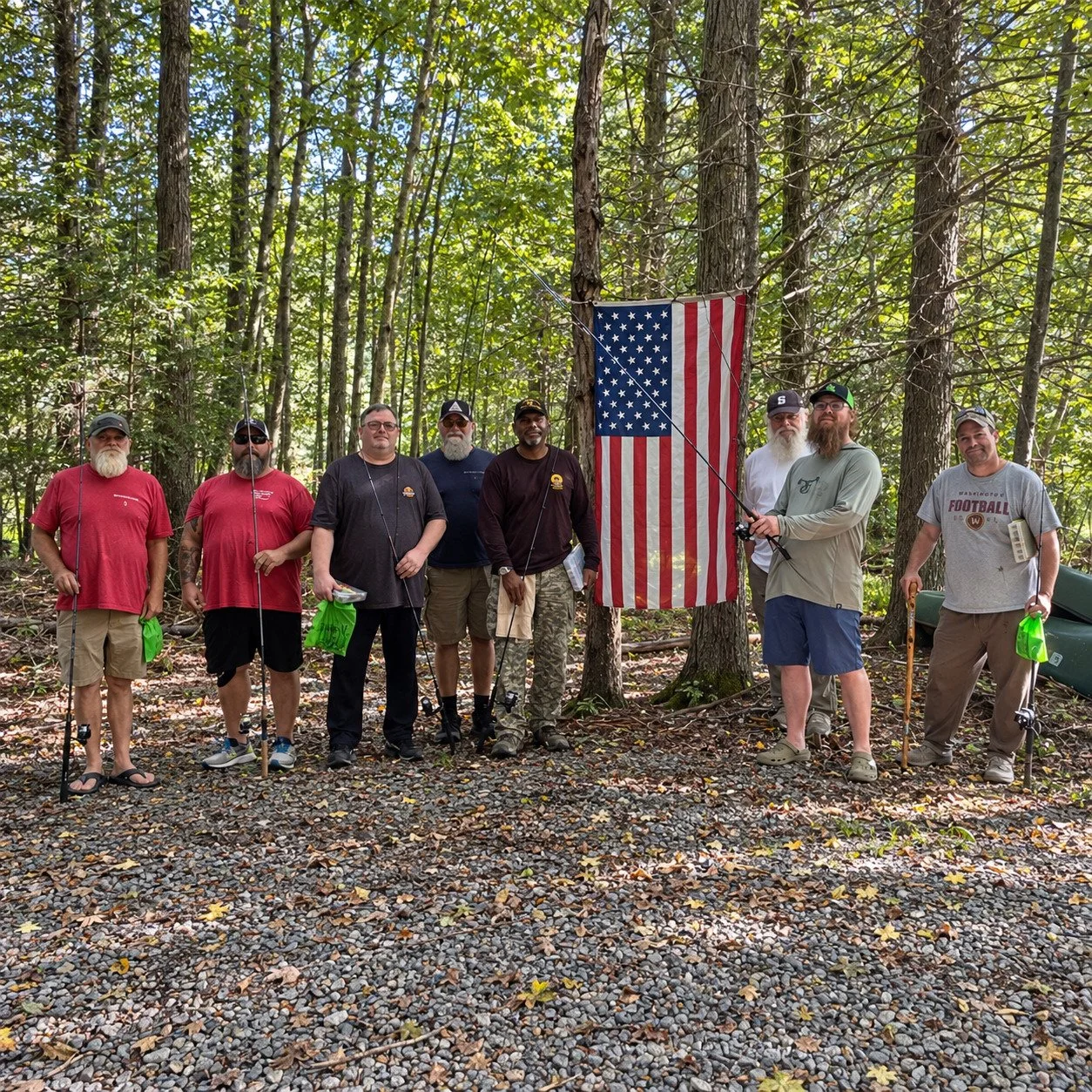 Hunts for Healing Veterans fishing