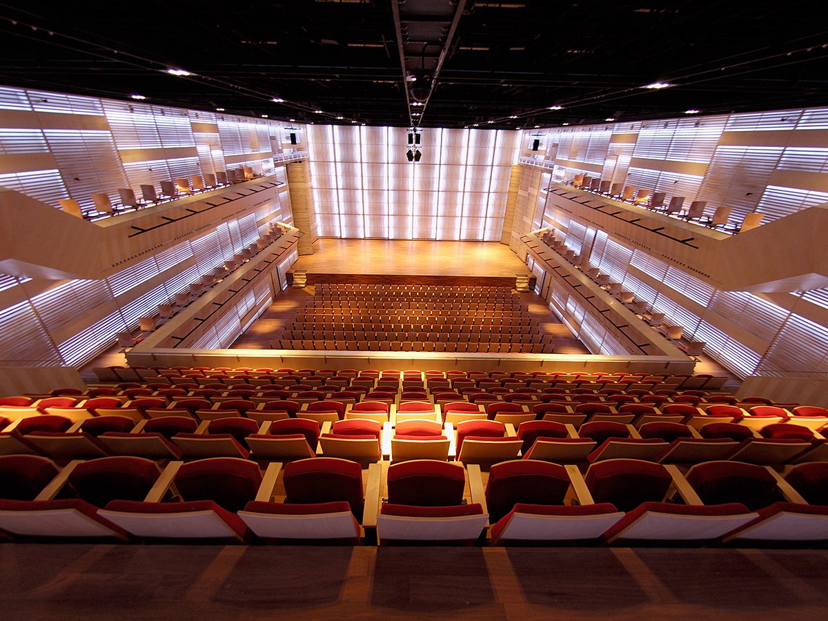 Muziekgebouw aan t’ij