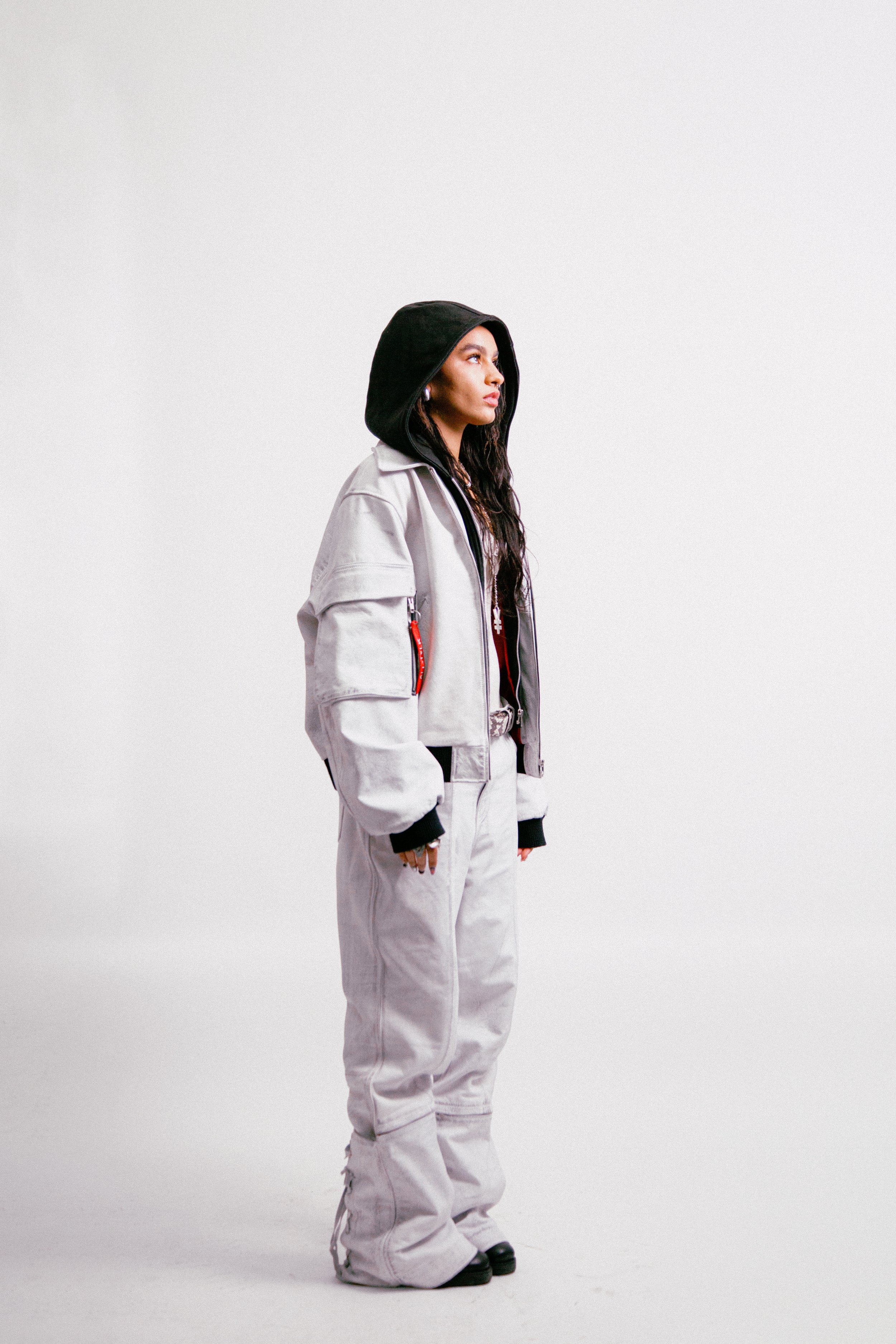 Defiant Pants and Protection bomber V2 (White Set)