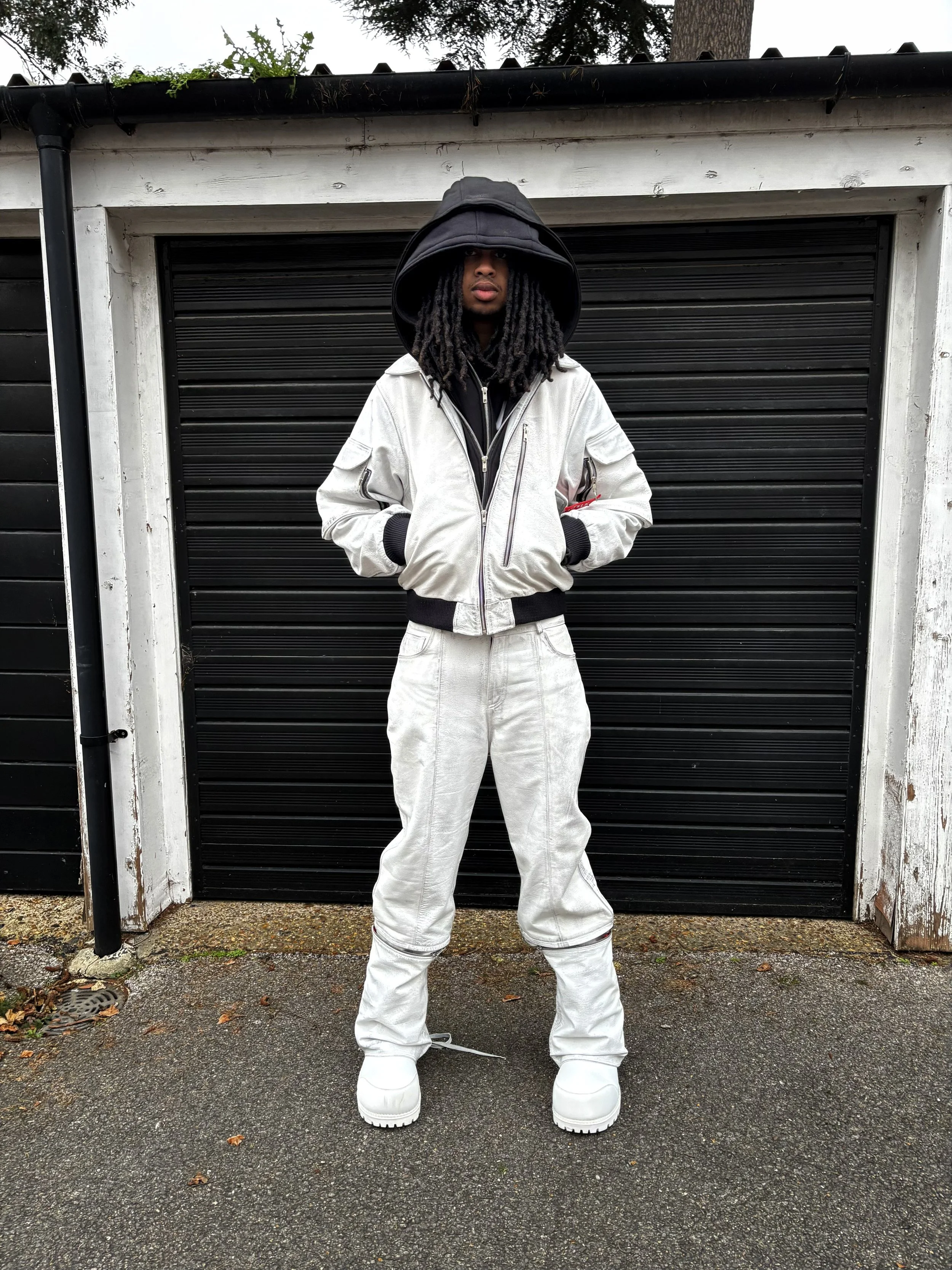 Defiant Pants and Protection bomber V2 (White Set)