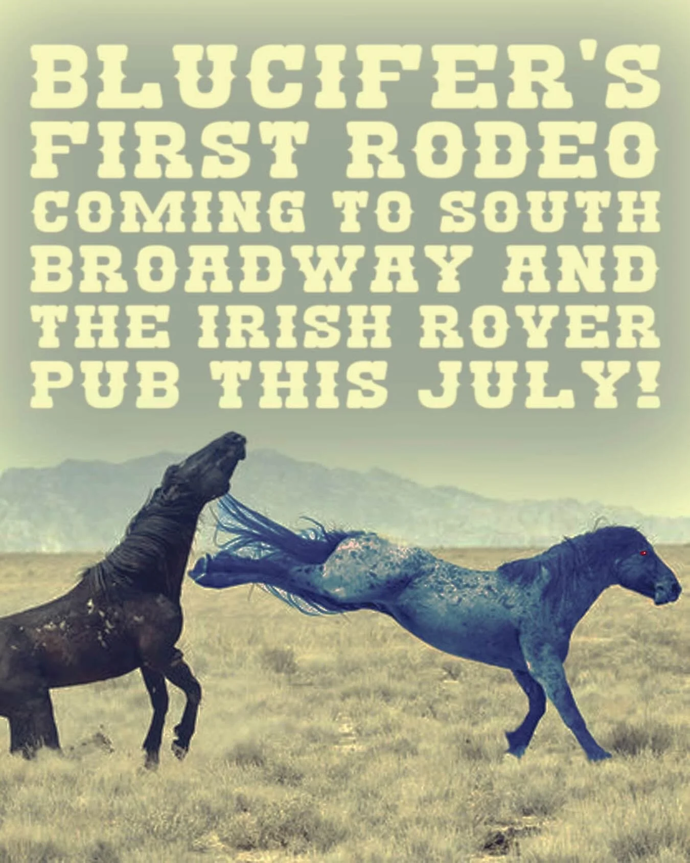 Get your tickets for Blucifer&rsquo;s First Rodeo music festival coming this July! @bluciferfest @theirishroverpub #southbroadway #musicfestival #blucifer bluciferfest.com