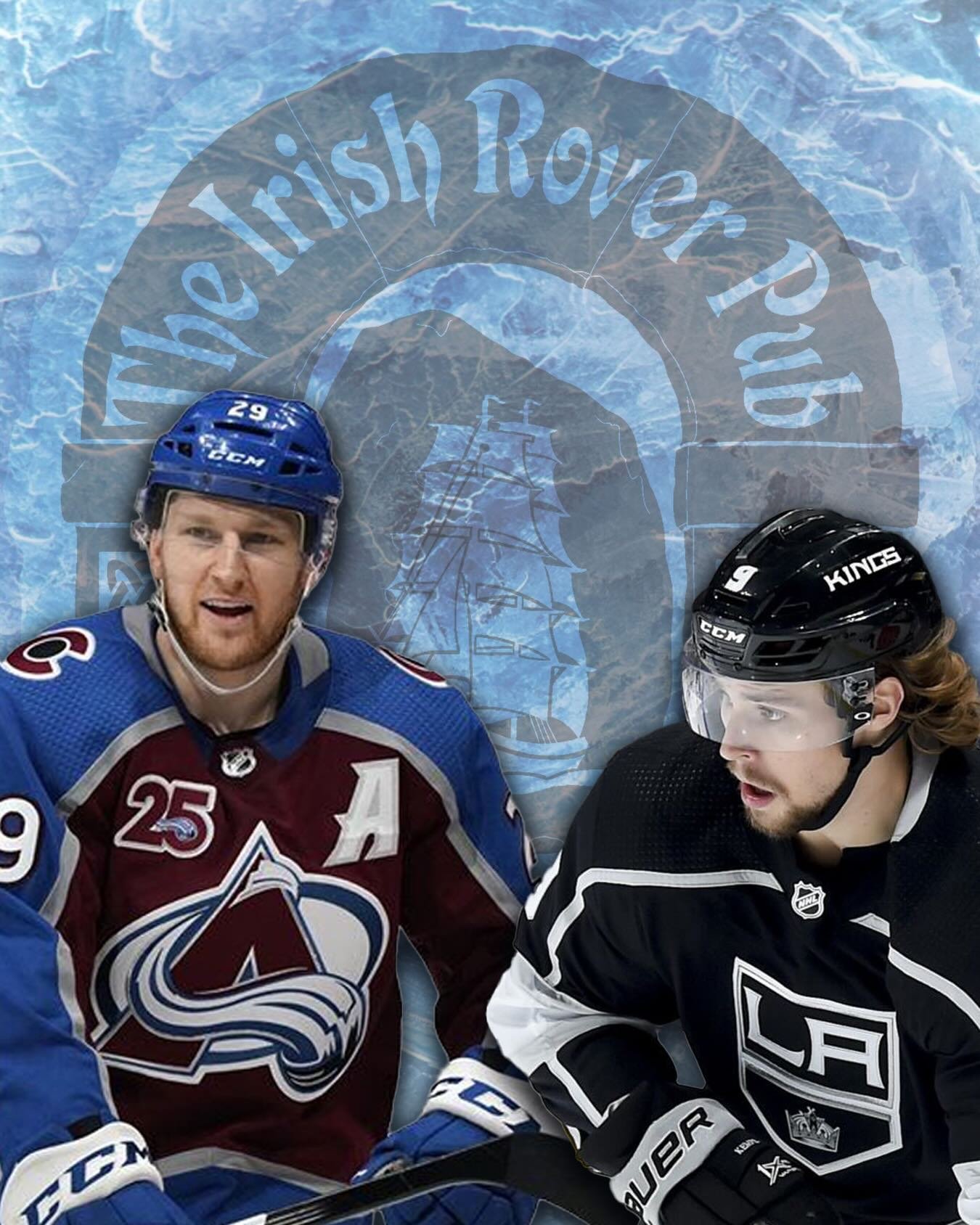 Colorado Avalanche kick off the playoffs against LA Kings this Sunday at 1:00 PM. Sound on for all playoff games.