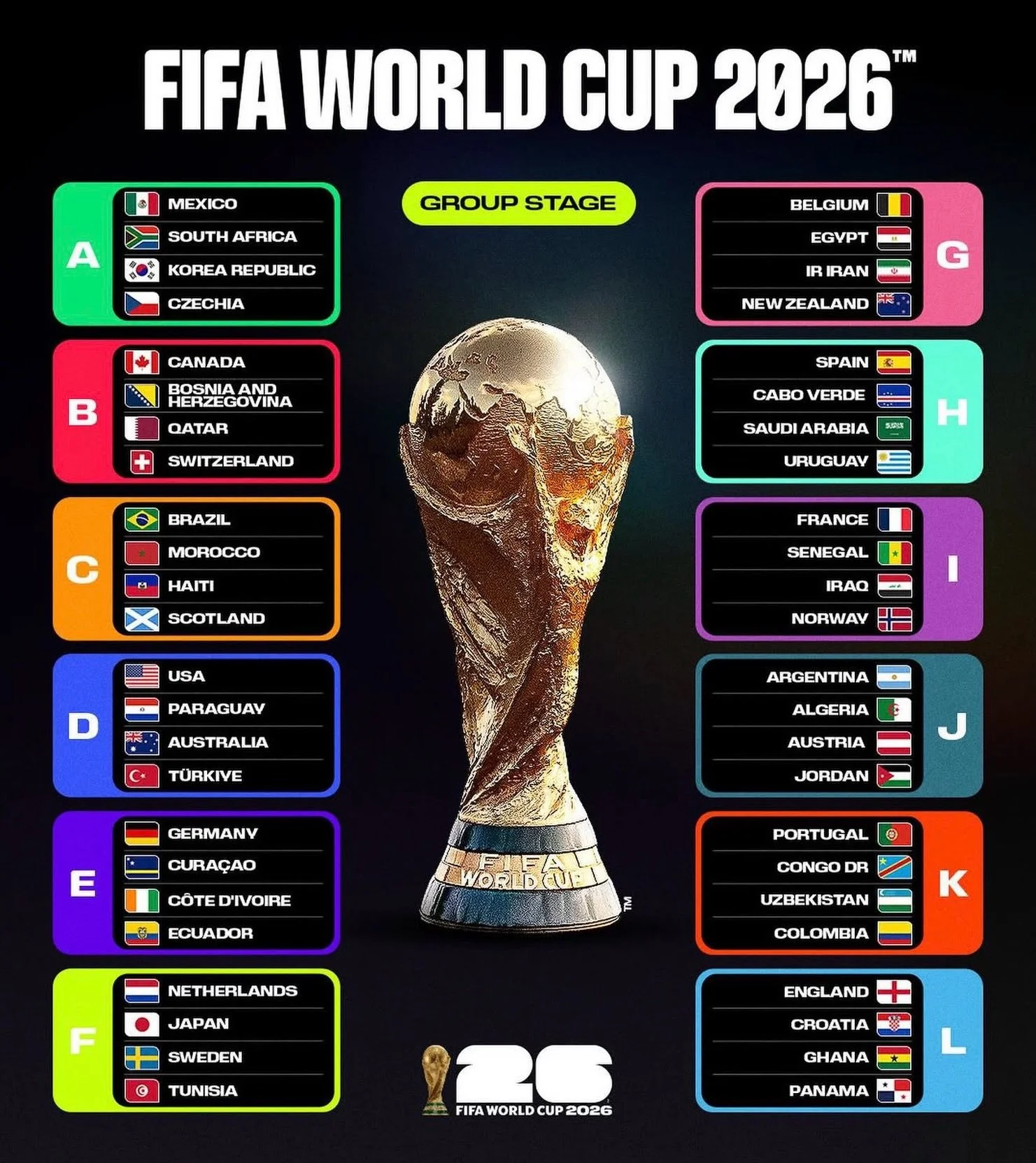 FIFA World Cup 2026

The group stage starts on June 11th!

We&rsquo;ll be playing every game during our hours, here at The Irish Rover!

⚽️🔥🍻