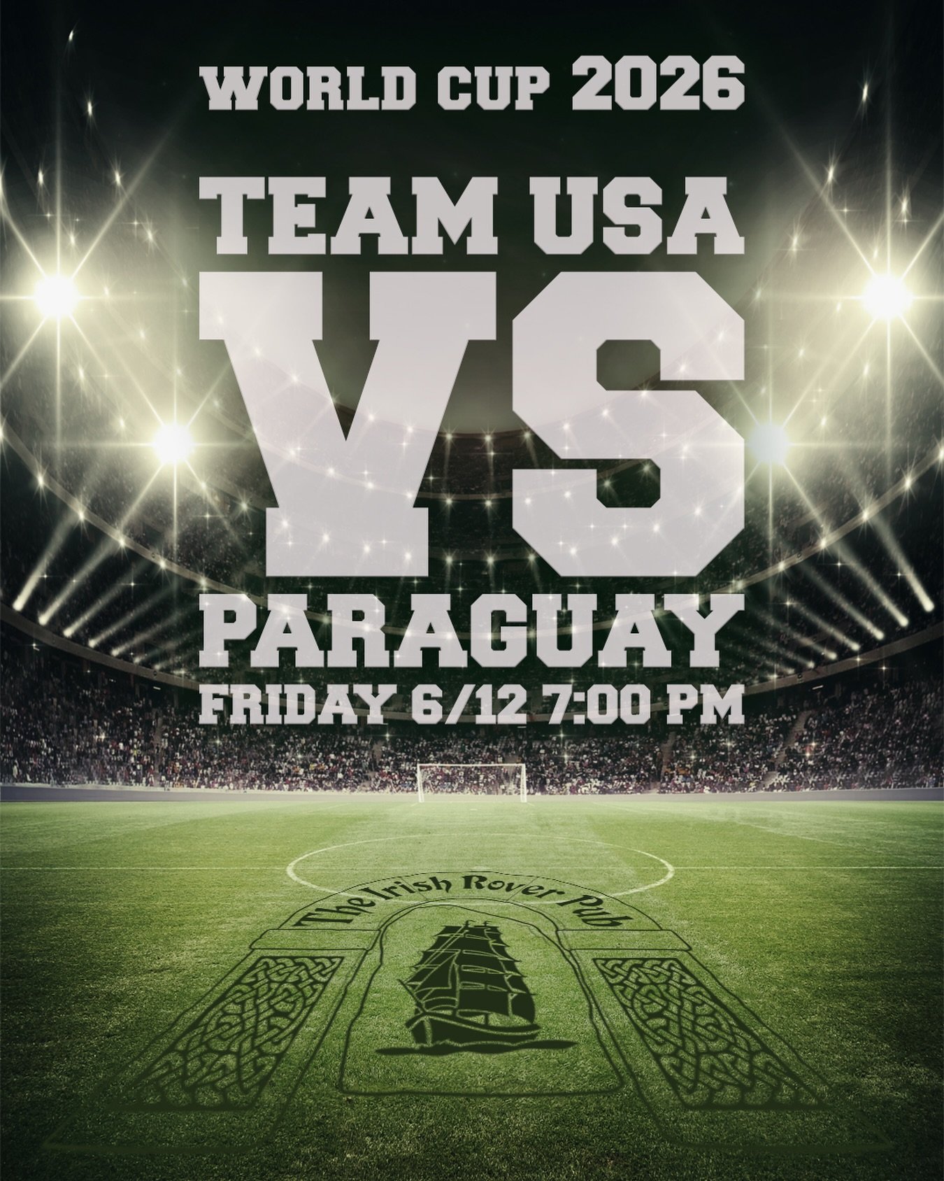 Cheer on Team USA vs. Paraguay tomorrow night at 7:00 PM! Half off Fish n&rsquo; Chips until 10:00 PM.