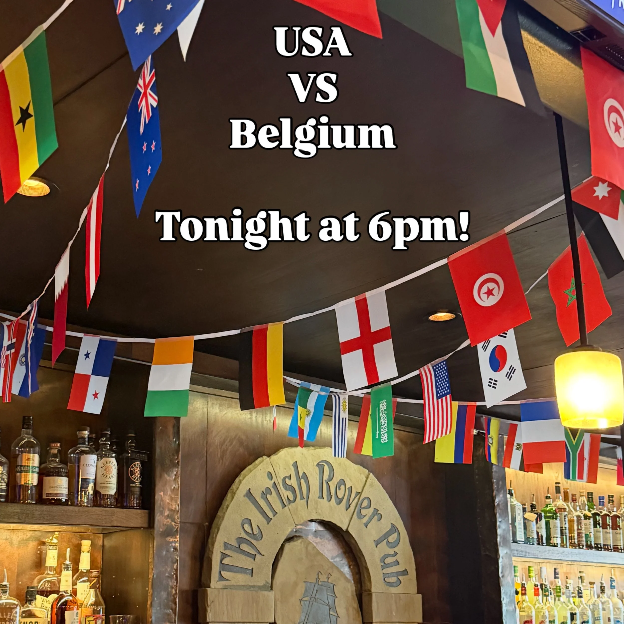 Tonight at 6pm!

Round of 16 Match between USA and Belgium!

We&rsquo;ll have game sound on at every bar &amp; patio!

🇺🇸⚽️🍻