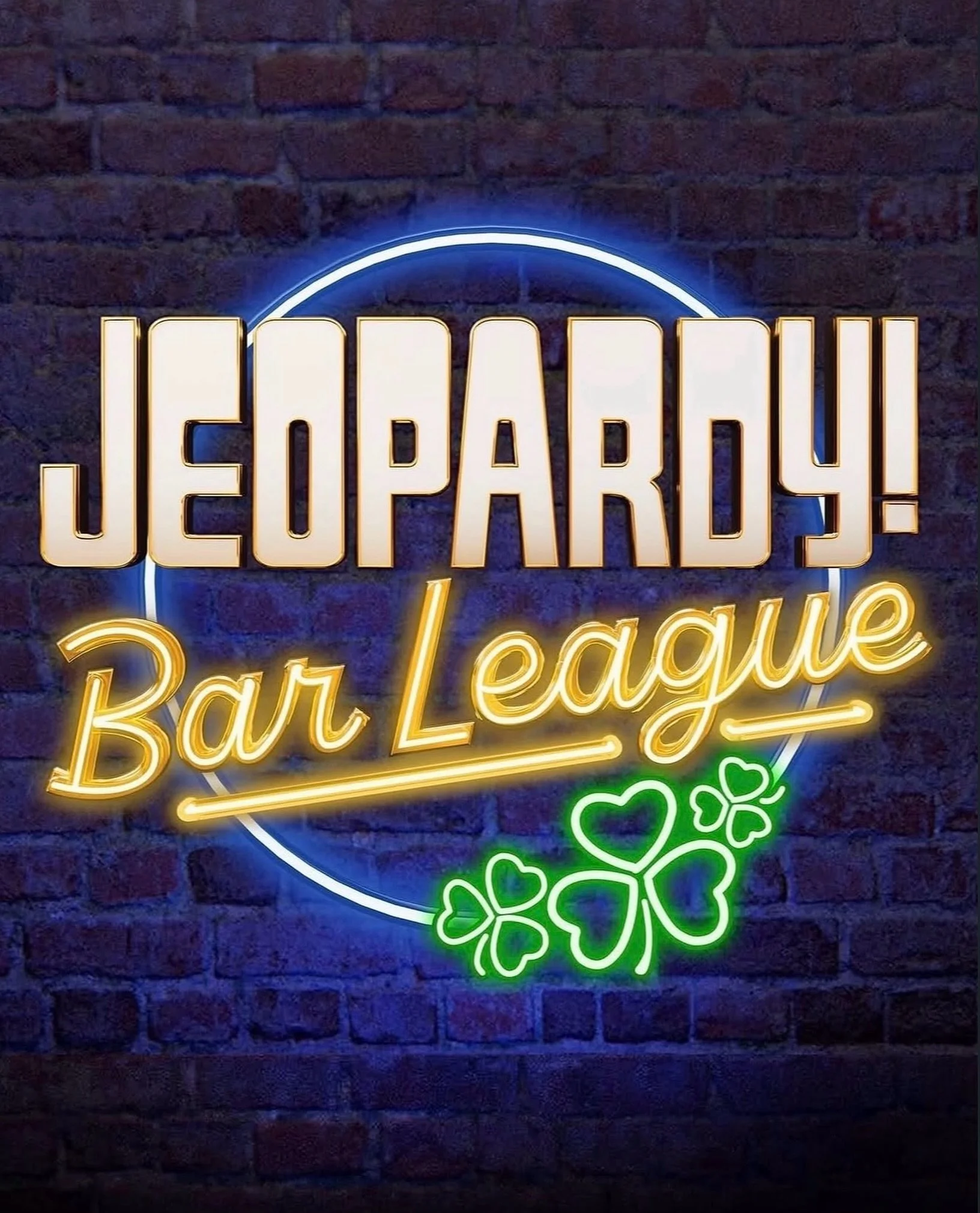 Every Monday at 7pm!

The Jeopardy! experience, complete with Daily Doubles and leaderboards.

We also have $1 Sliders! Beef, Chicken or Pulled Pork!