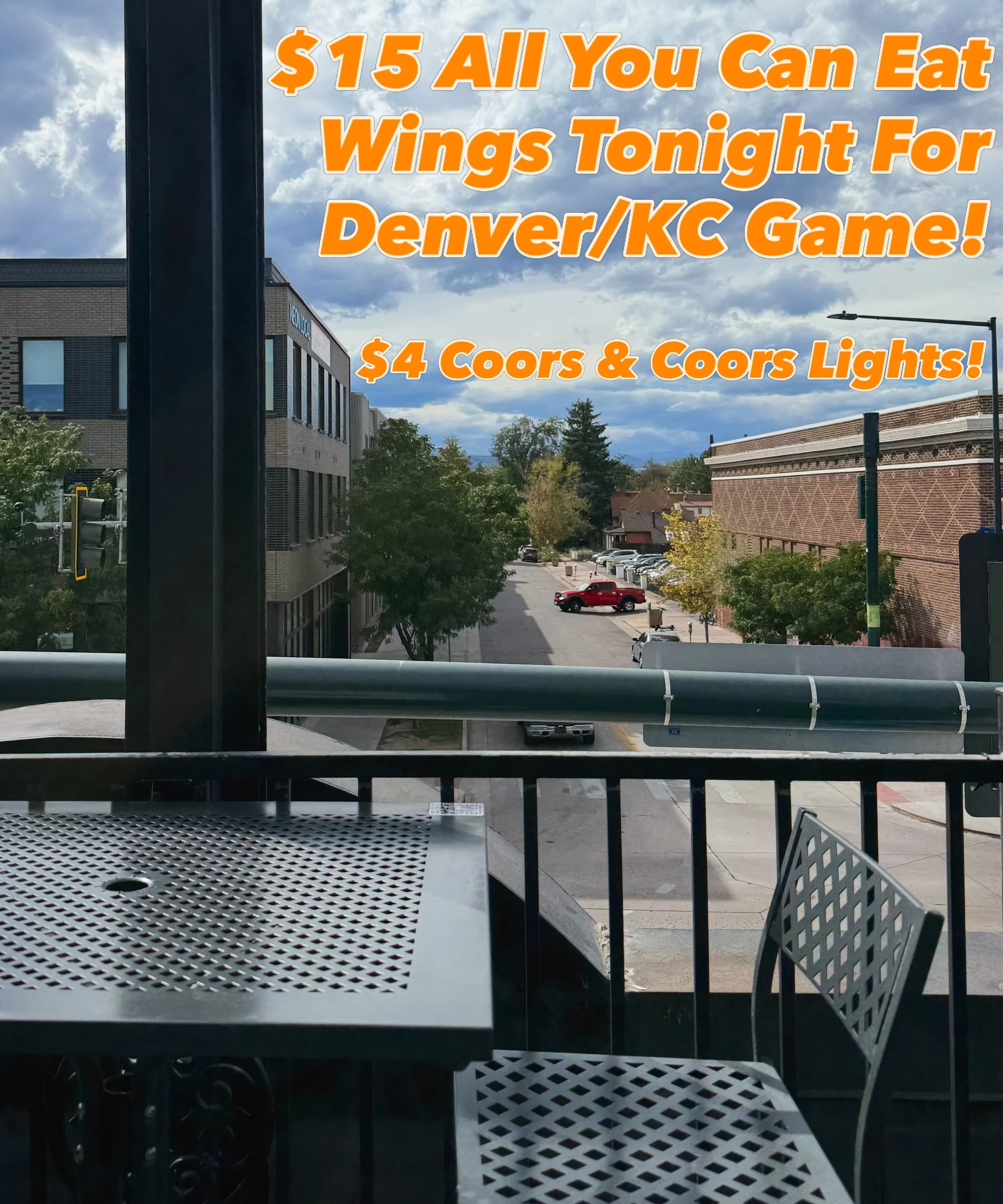 The Broncos first game of the season is a couple hours away!

We&rsquo;ll have All You Can Eat Wings for $15 during the game!

Plus pints of Coors Banquet and Coors Light for $4!

Kickoff is at 6:15pm!

🏈🔥🍻