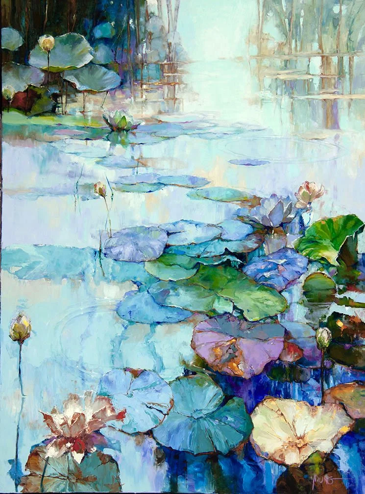 The Echoes Between Two Worlds
48 x 36    o/c