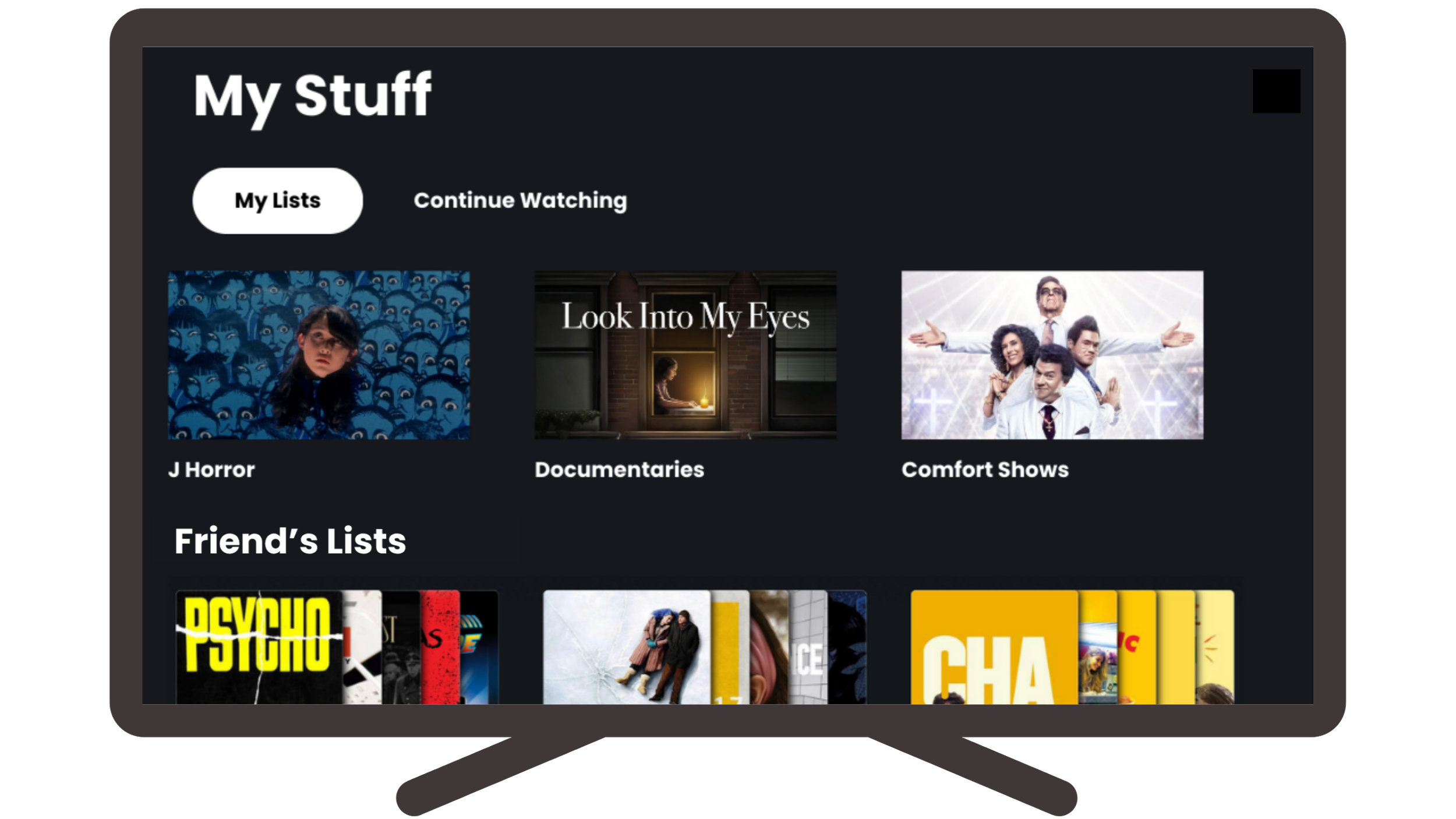 They will also be able to access the Max shows and movies that they have saved into lists and rated, as well as the ones their friends are rating.