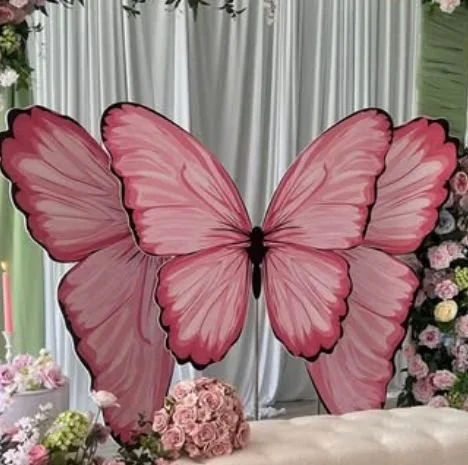 Butterfly Foamboard Cutout 
Full Butterfly W: 4' H: 3'
Half Wings W: 3' H: 5.5'