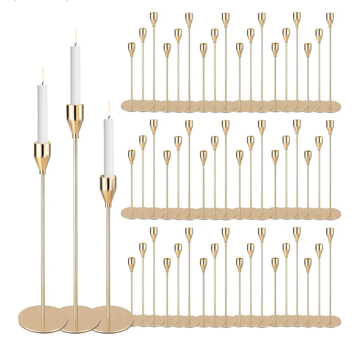 Gold Candle Holders Quantity: 72