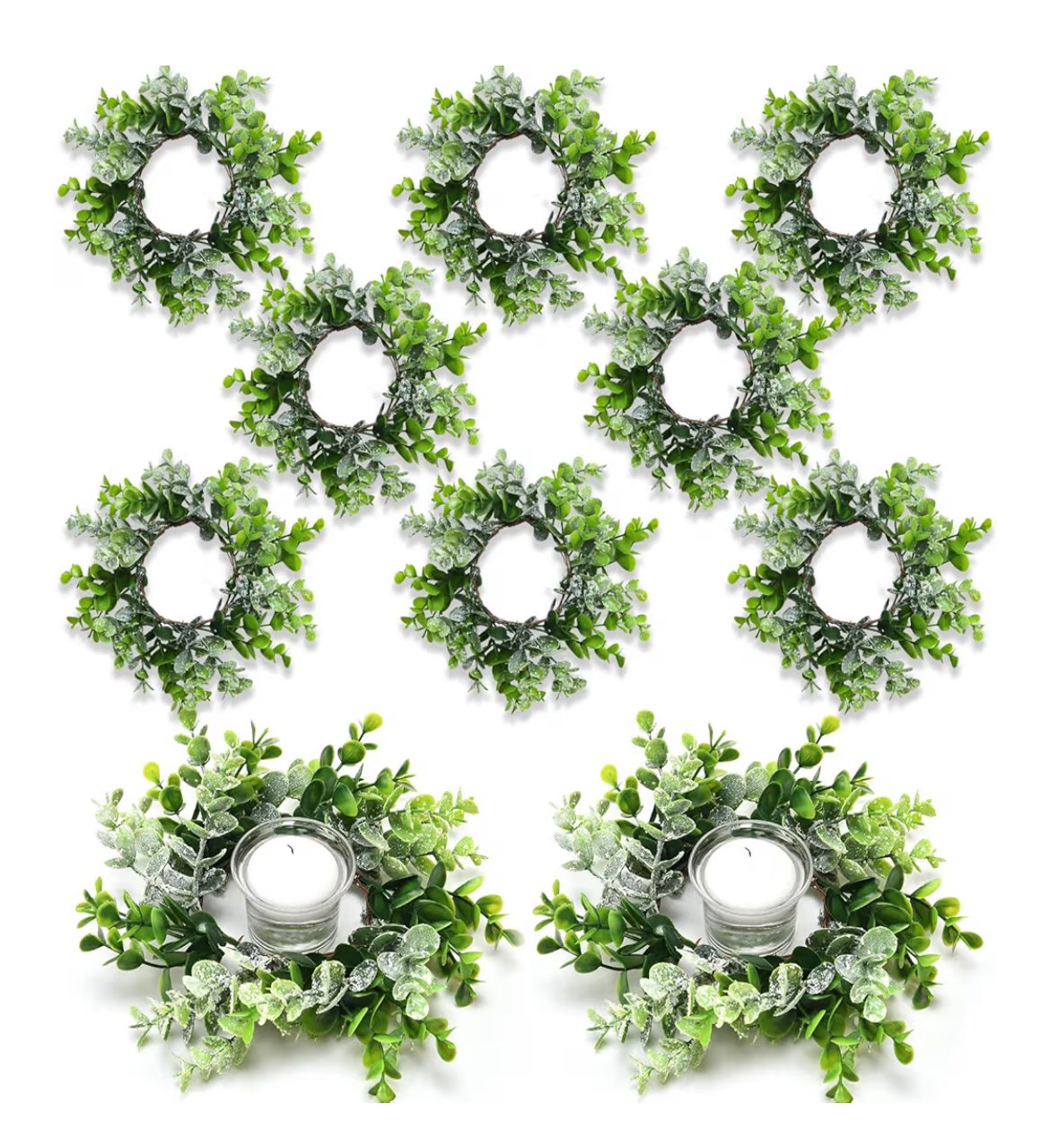 Candle Rings Quantity: 8