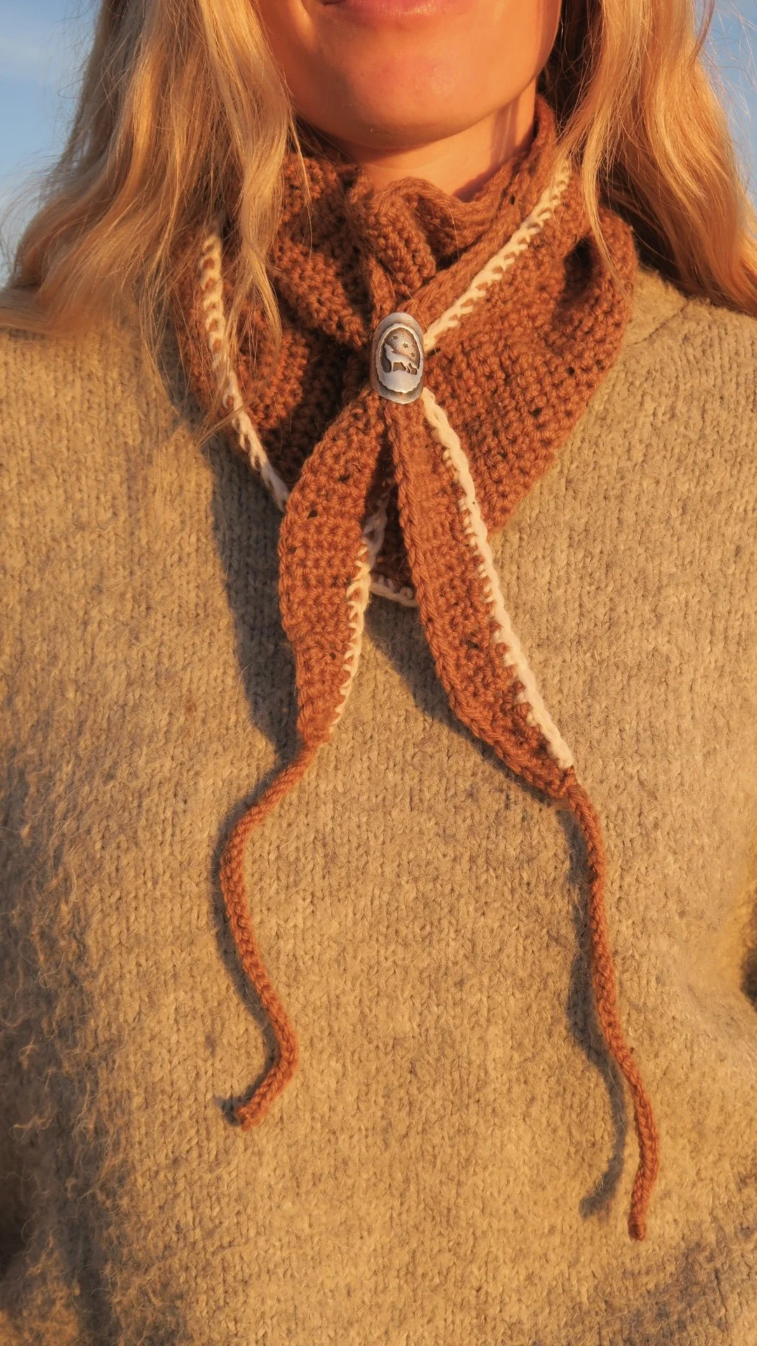 Suede Necktie