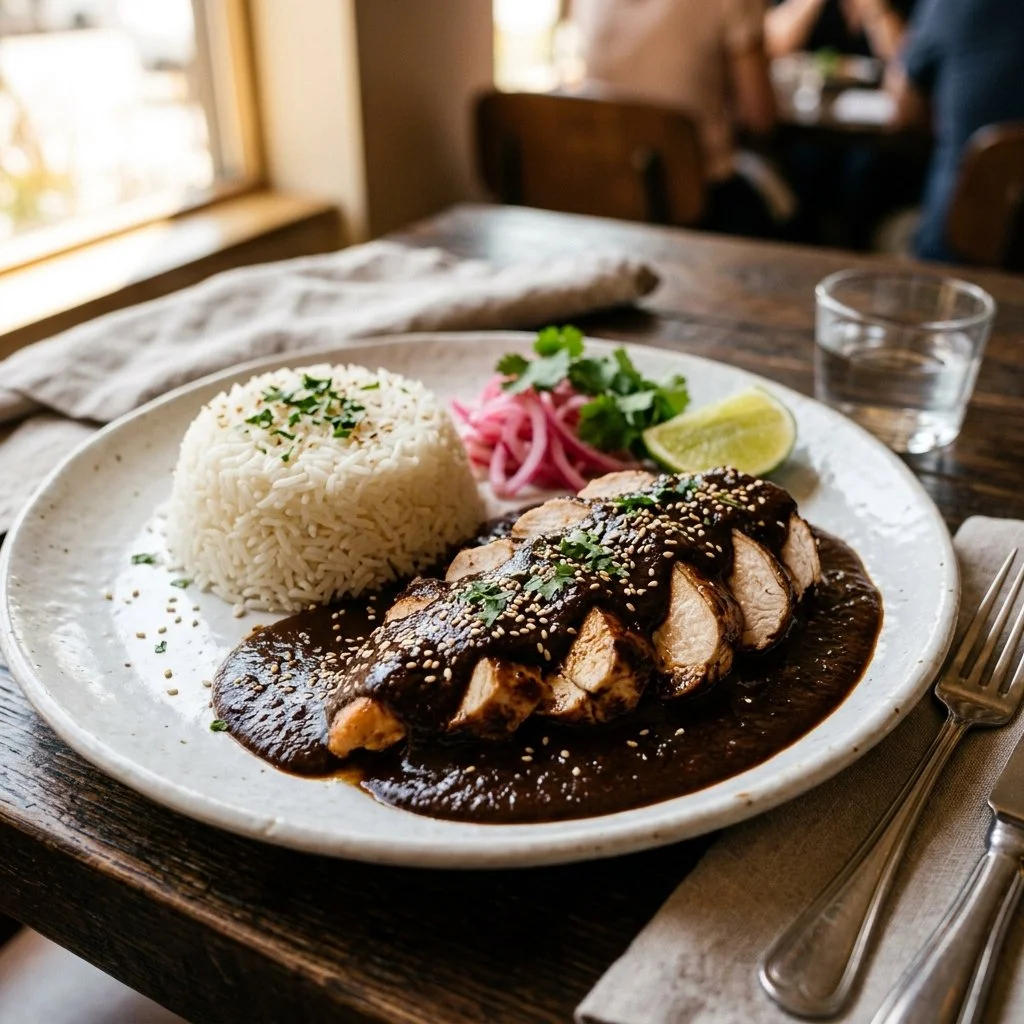 Oaxacan Velvet: The Grounding Ritual of Chicken Mole Negro