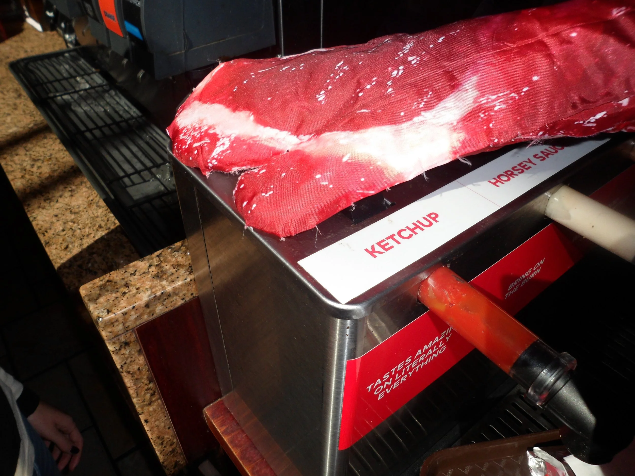 What the sticker says