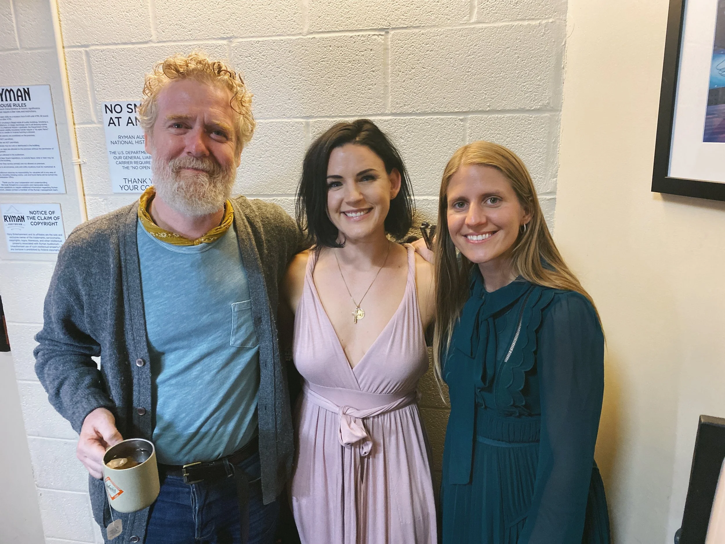 RYMAN Auditorium (backstage), Glen Hansard &amp; Market Irglova
