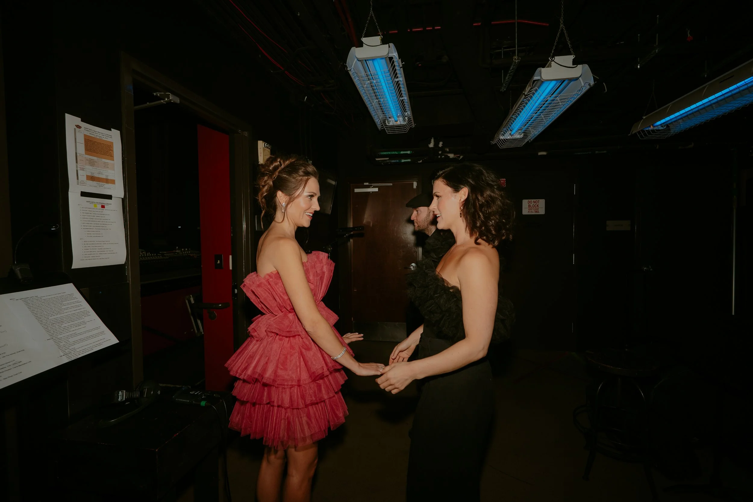 Backstage with Laura Osnes for Happy Days! 