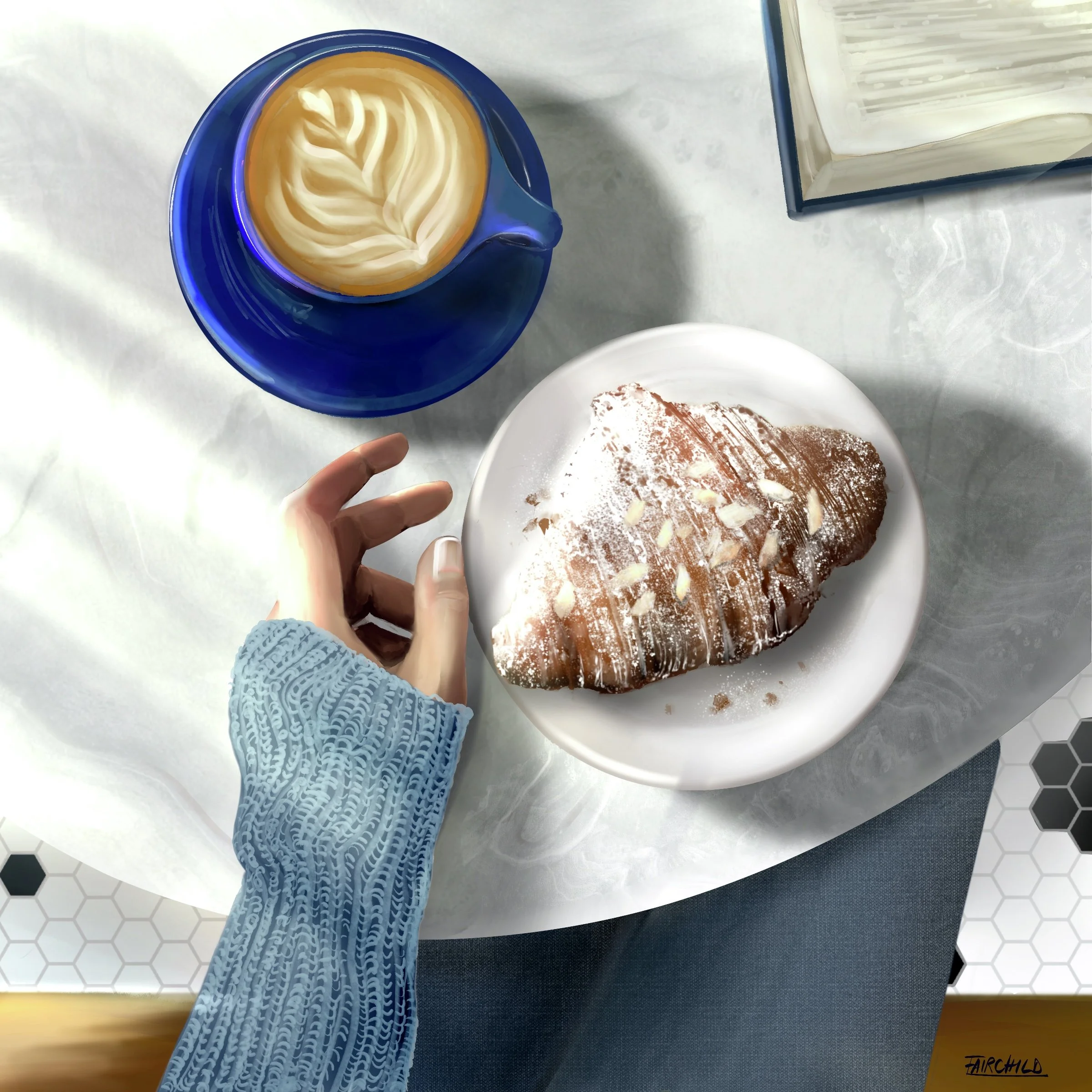 Sunday Morning: Available for purchase in my Etsy shop