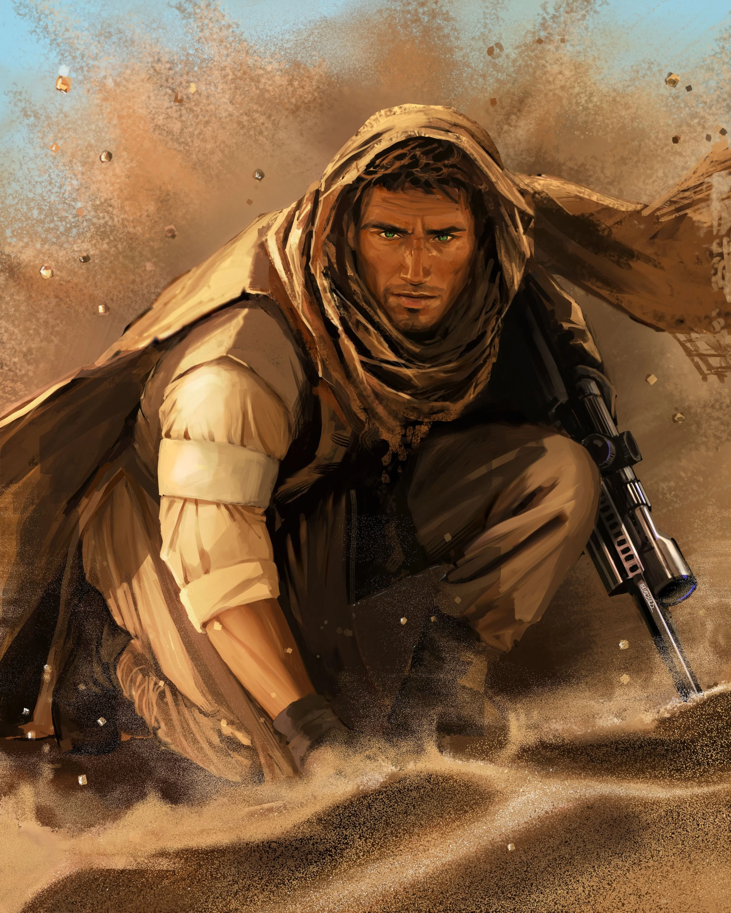 	
Character art for Scarab by Christina Eversbooks