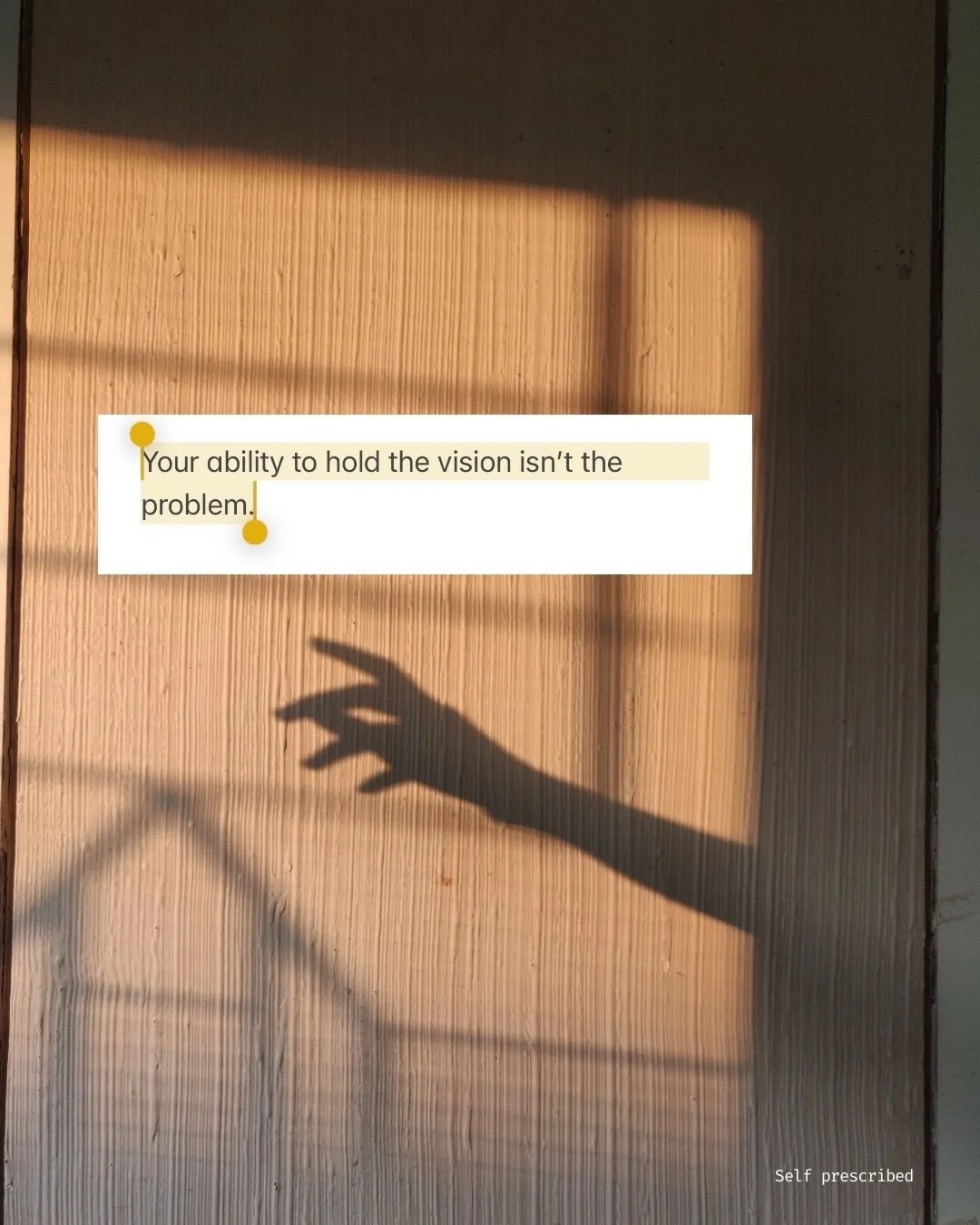 vision bored?
maybe, you&rsquo;ve worked out that holding the vision isn&rsquo;t your issue.

You know you want to move closer to the water.
You know you want to get your health back on track.
You know you want to feel more energised and have more fc