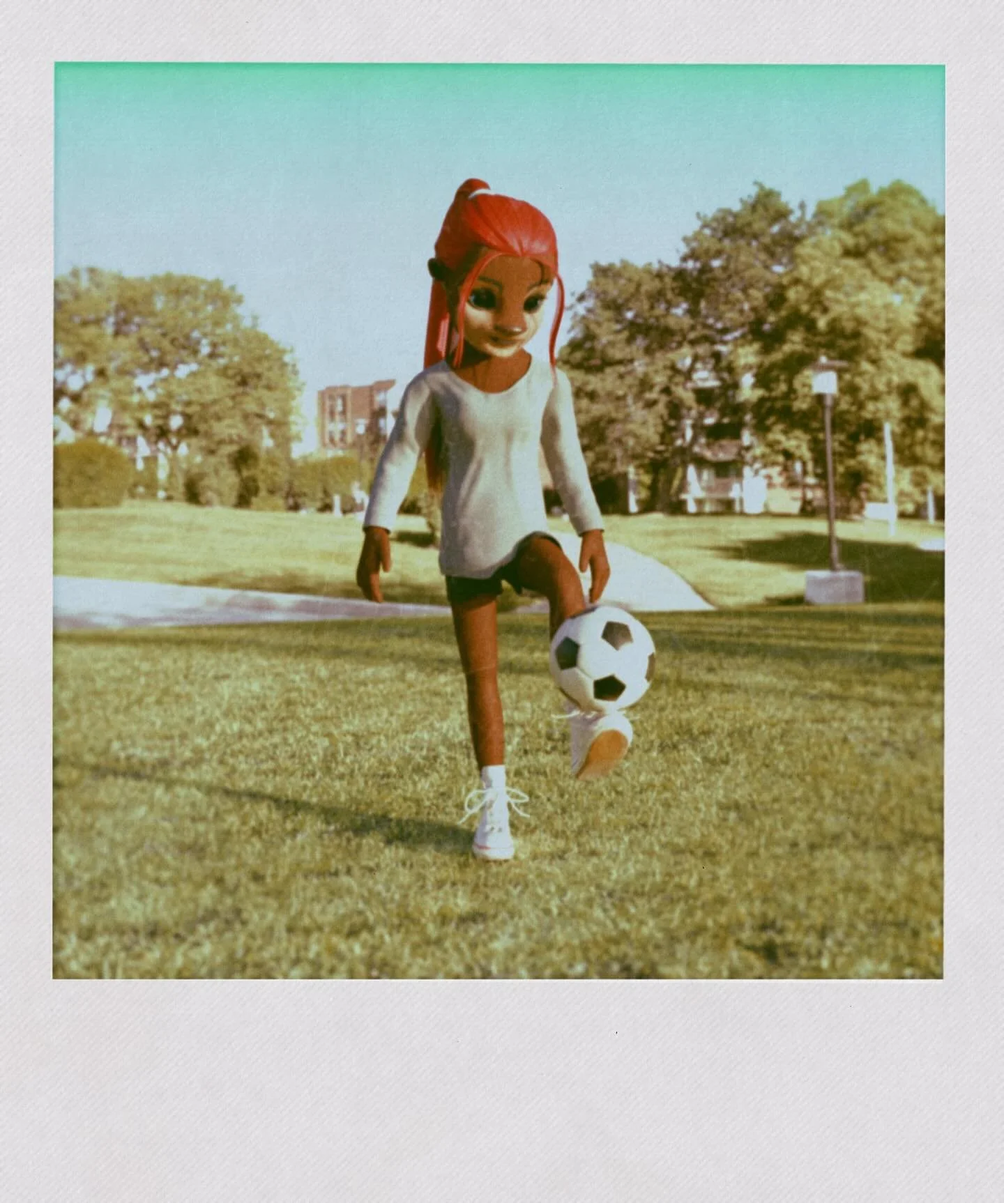 More polaroid concept art &mdash; in the story, this would have been taken by Taro&rsquo;s mom.
