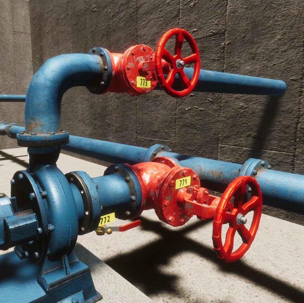 valves and piping