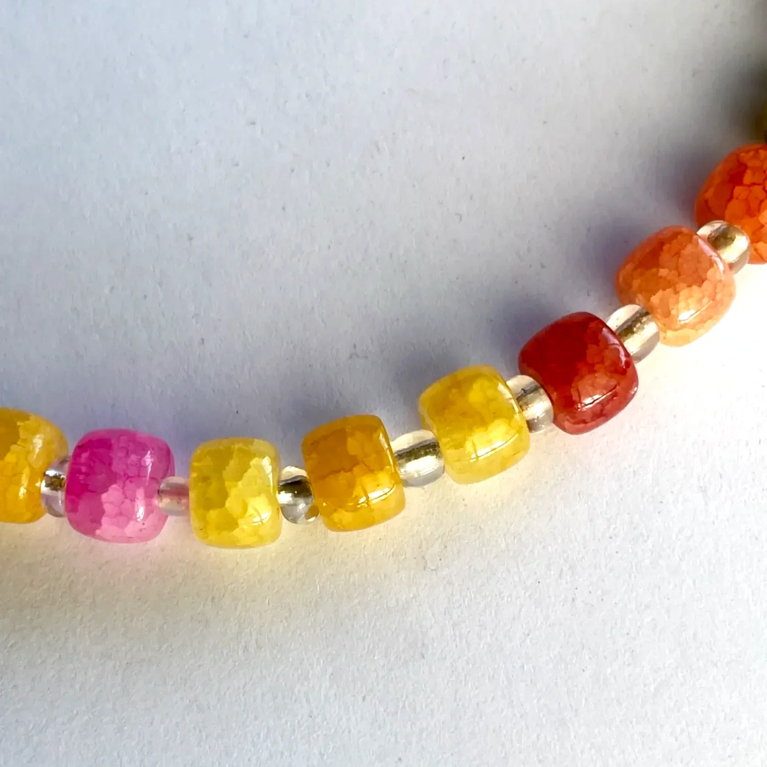 Hand-beaded spring choker by Babe's Hardware