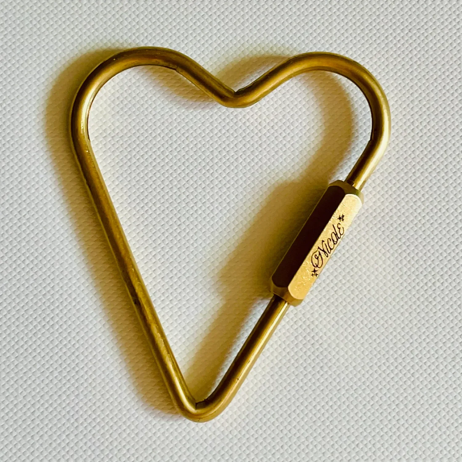Heart Carabiner Keyring