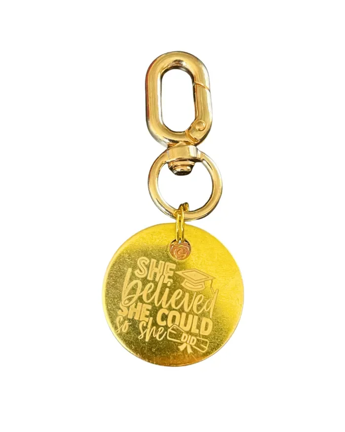 Personalized Graduation Keychain