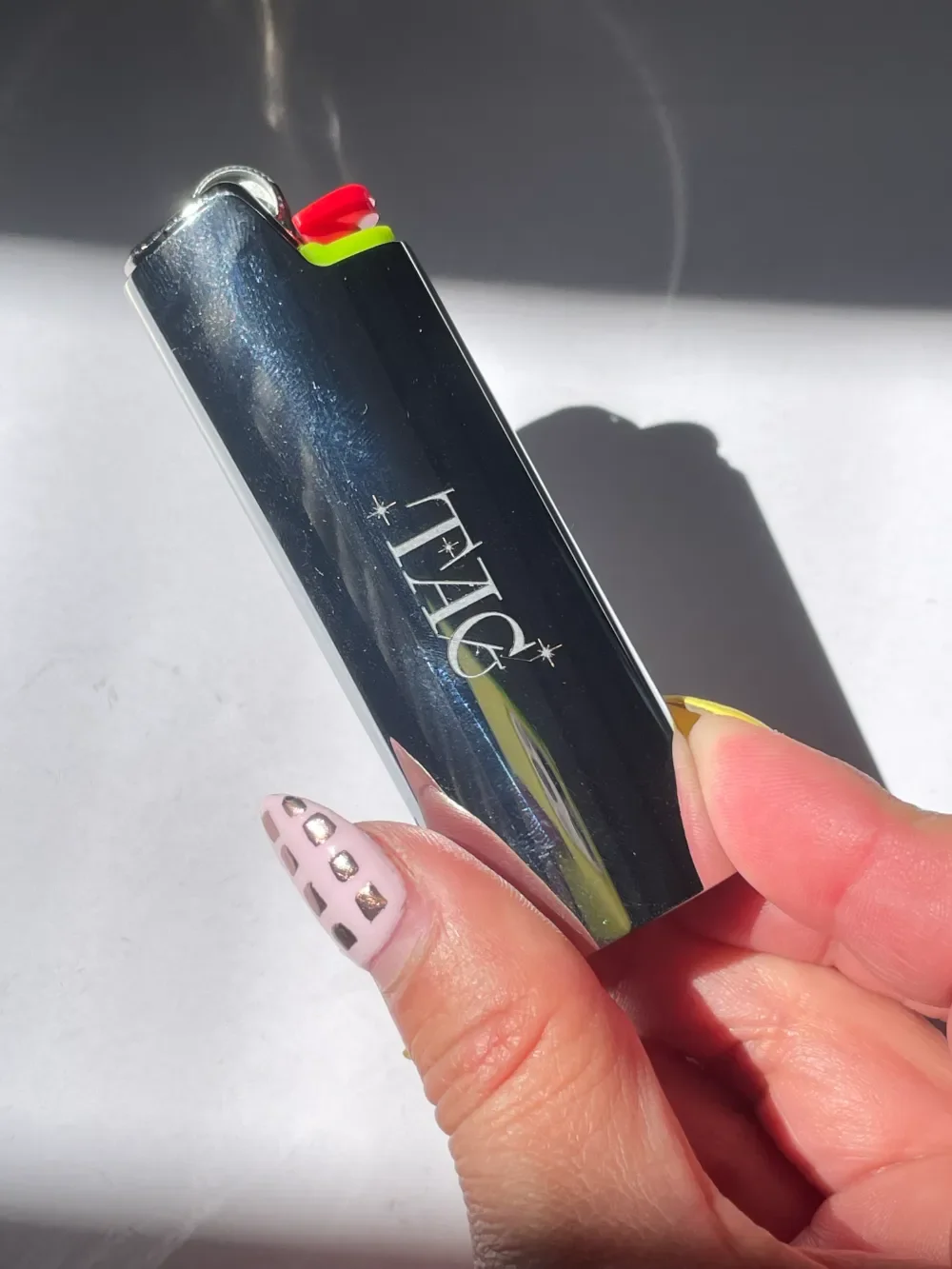 Custom Silver Lighter Case