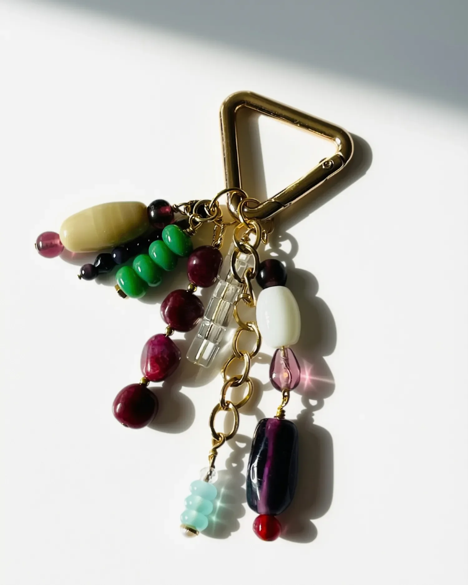 Plum Triangle Carabiner