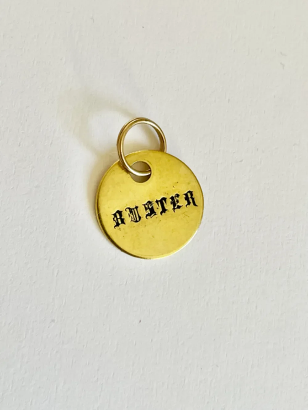 Custom Gothic Dog Tag